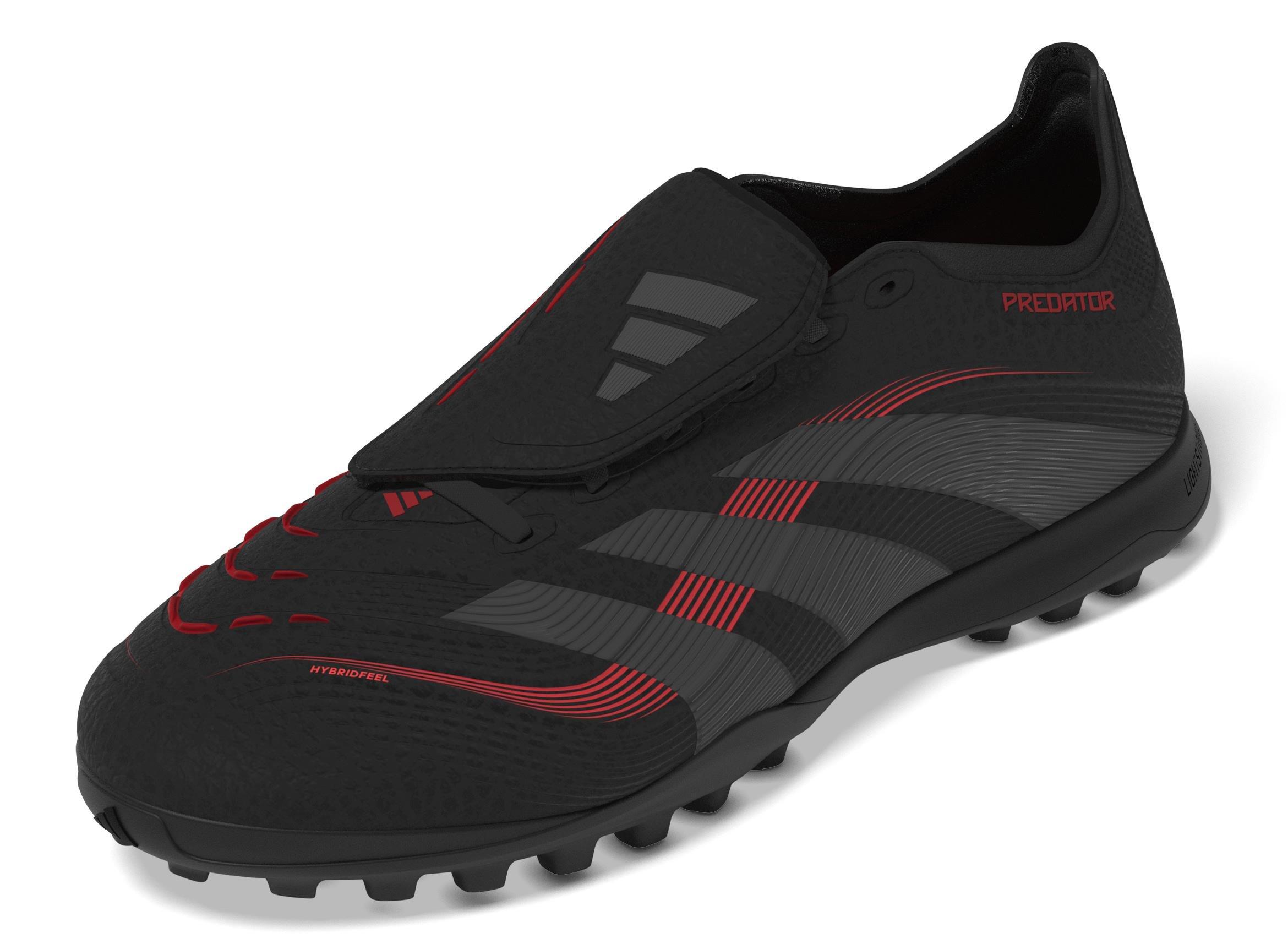 Unisex Predator League Fold-Over Tongue Turf Boots, Black, A901_ONE, large image number 14