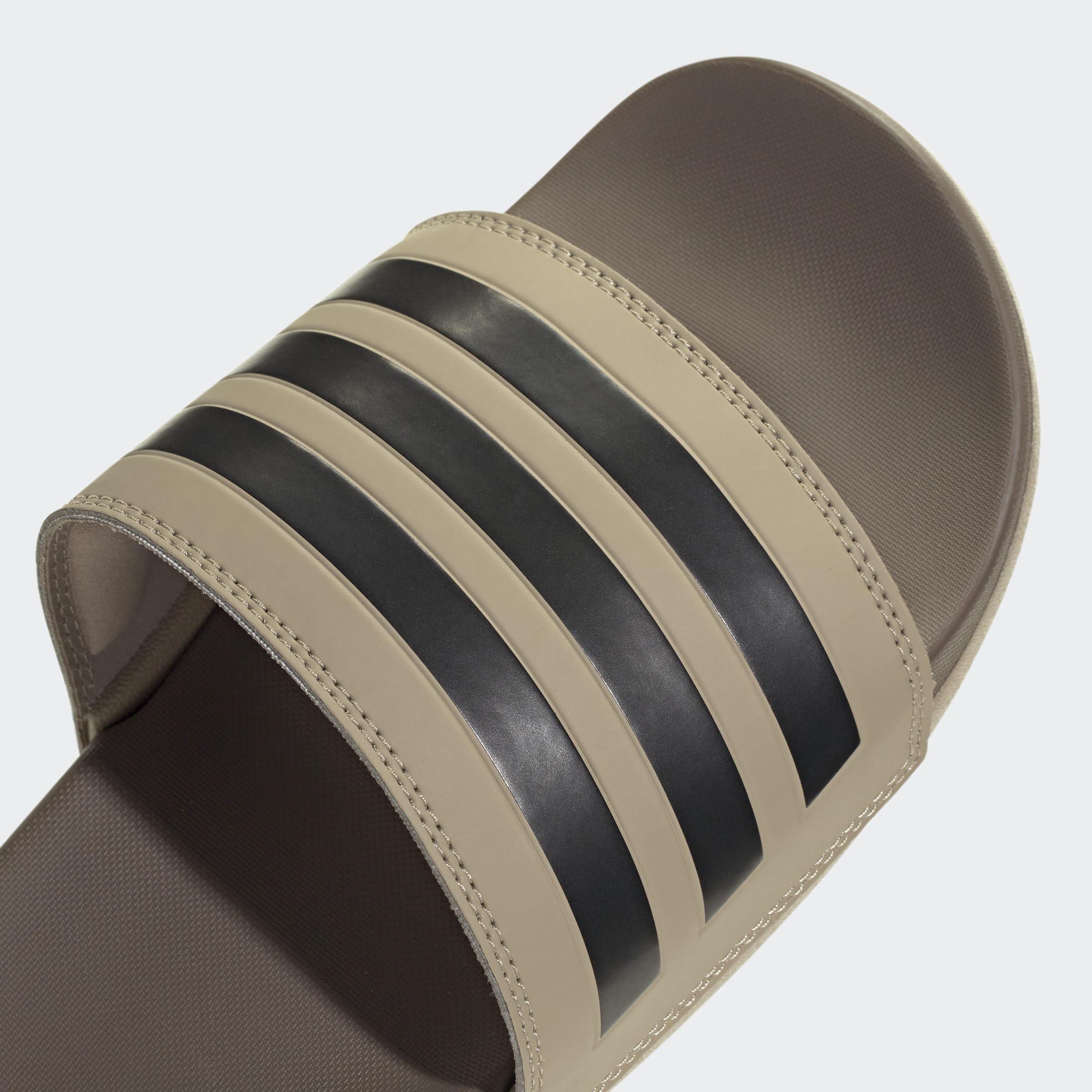 Unisex adilette Comfort Slides, Brown, A901_ONE, large image number 5