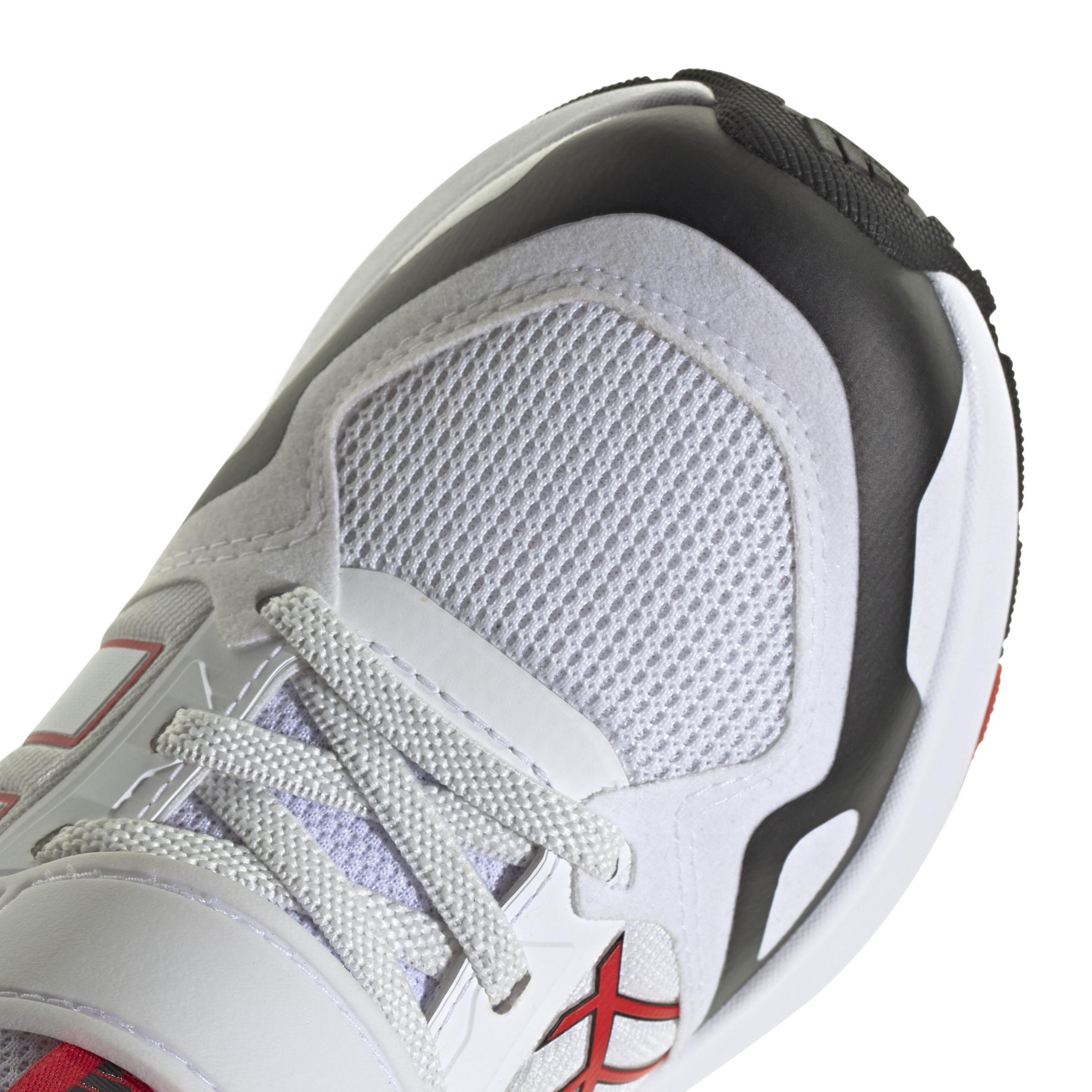 Kids Unisex Adidas Marvel Spider-Man Runner Shoes, White, A901_ONE, large image number 8