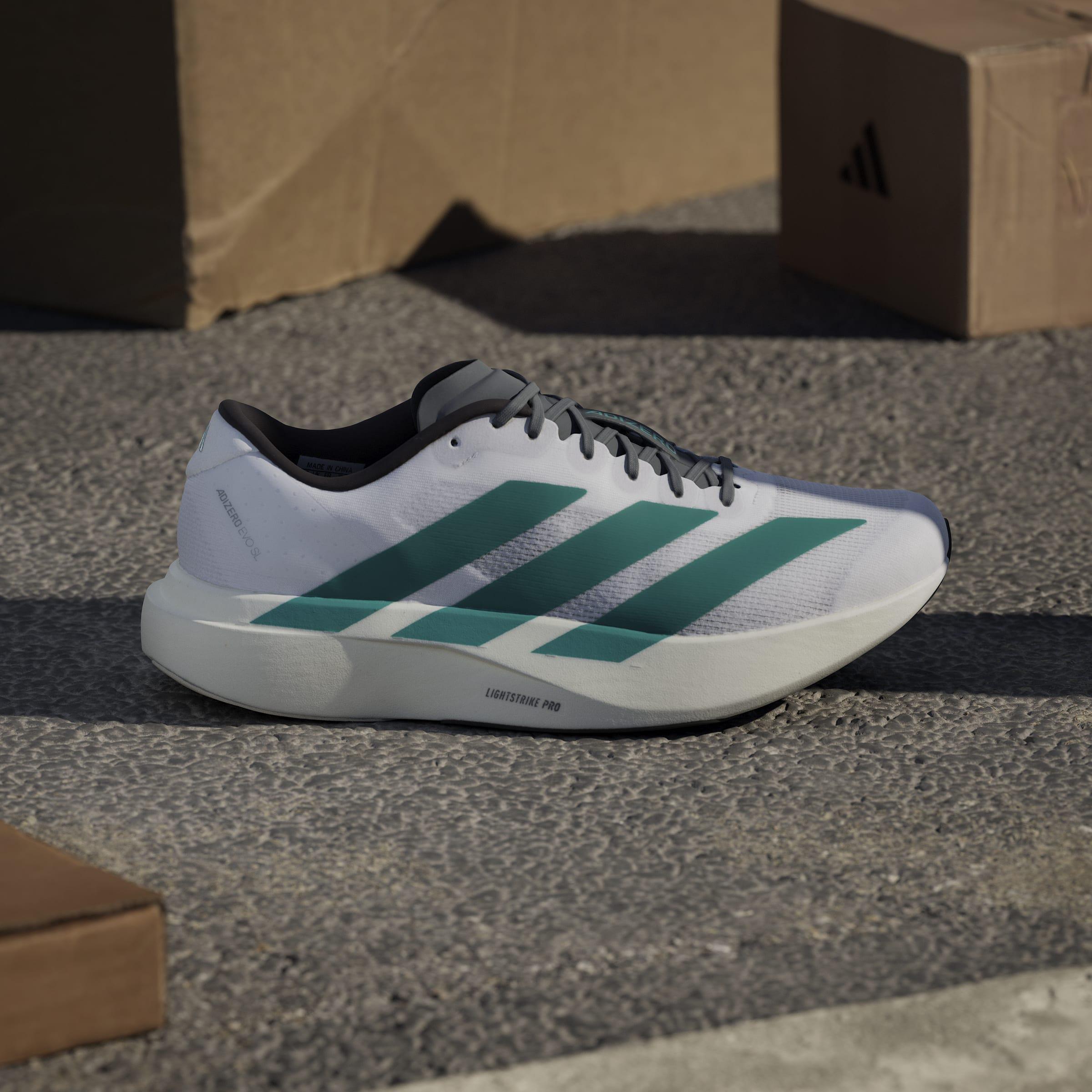 Adizero EVO SL Shoes, White, A901_ONE, large image number 13