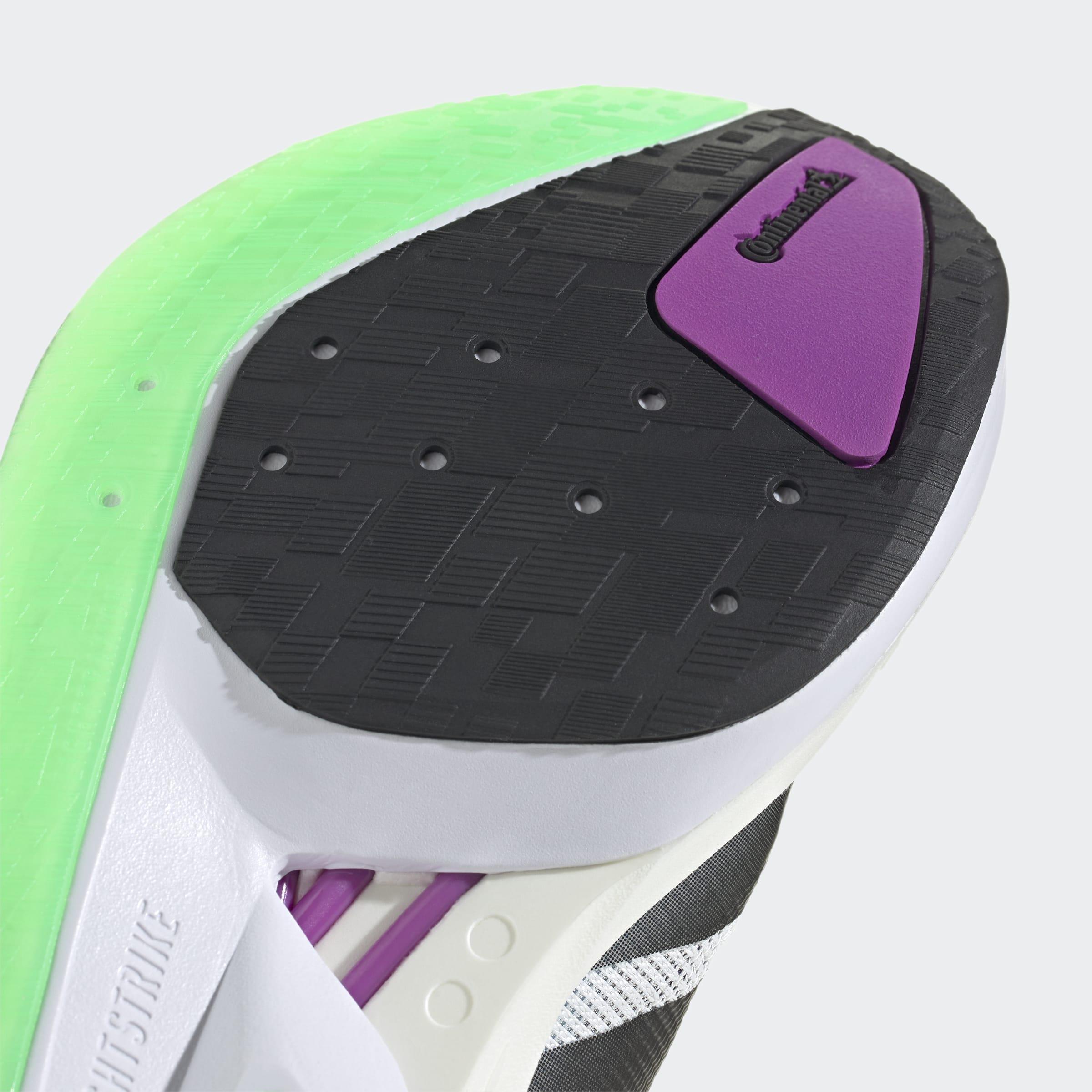 Adizero Boston 13 Shoes, White, A901_ONE, large image number 4