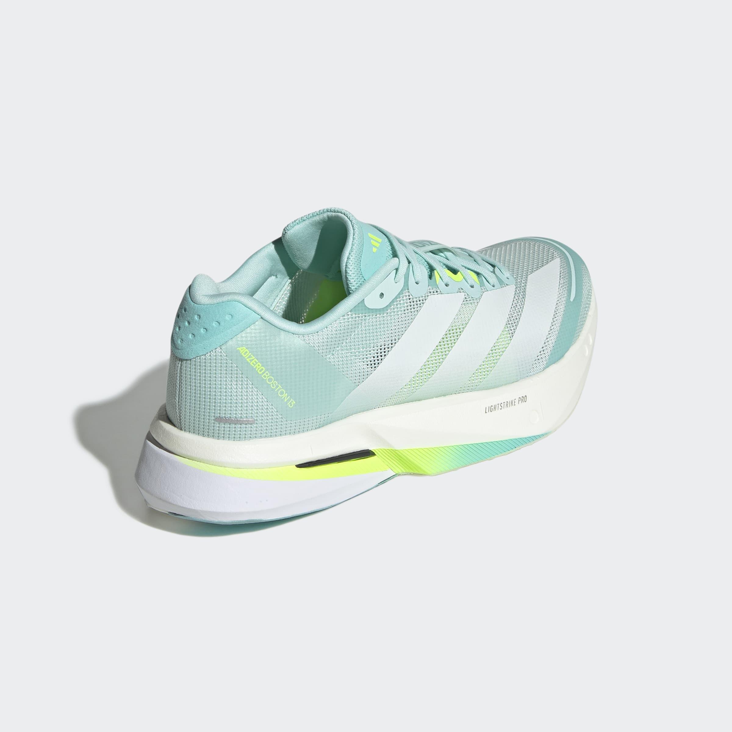 Adizero Boston 13 Shoes, Turquoise, A901_ONE, large image number 3