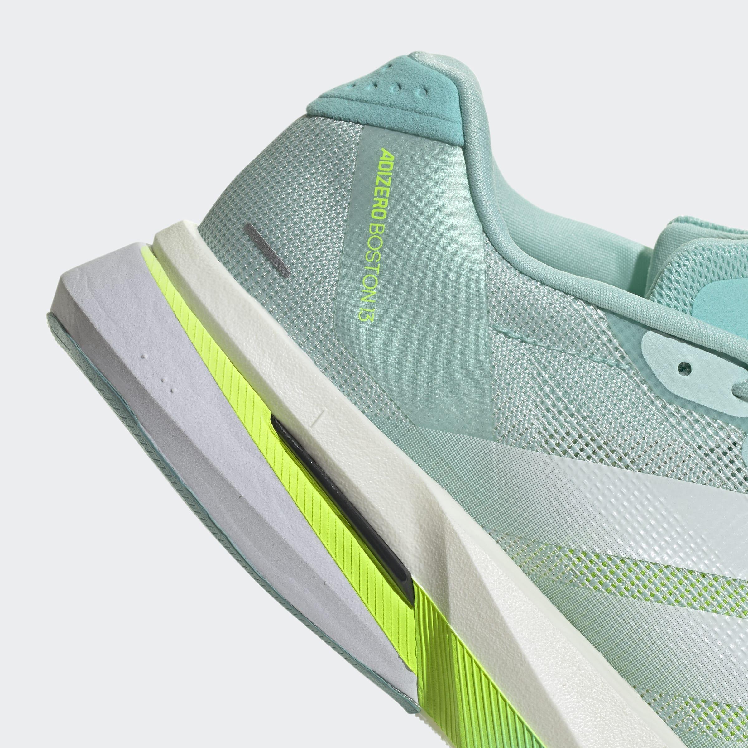 Adizero Boston 13 Shoes, Turquoise, A901_ONE, large image number 4