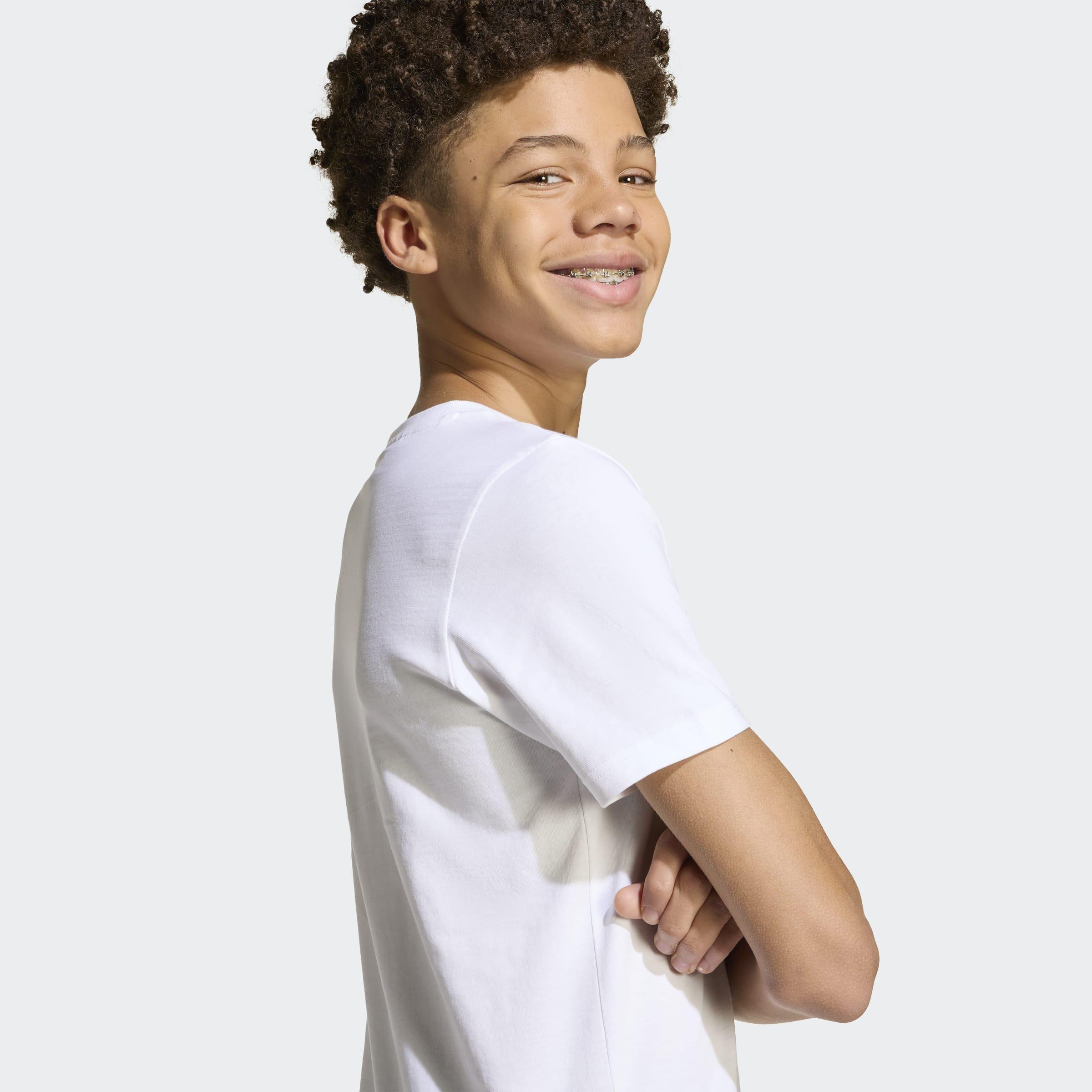 Kids Unisex Food Graphic T-Shirt, White, A901_ONE, large image number 3