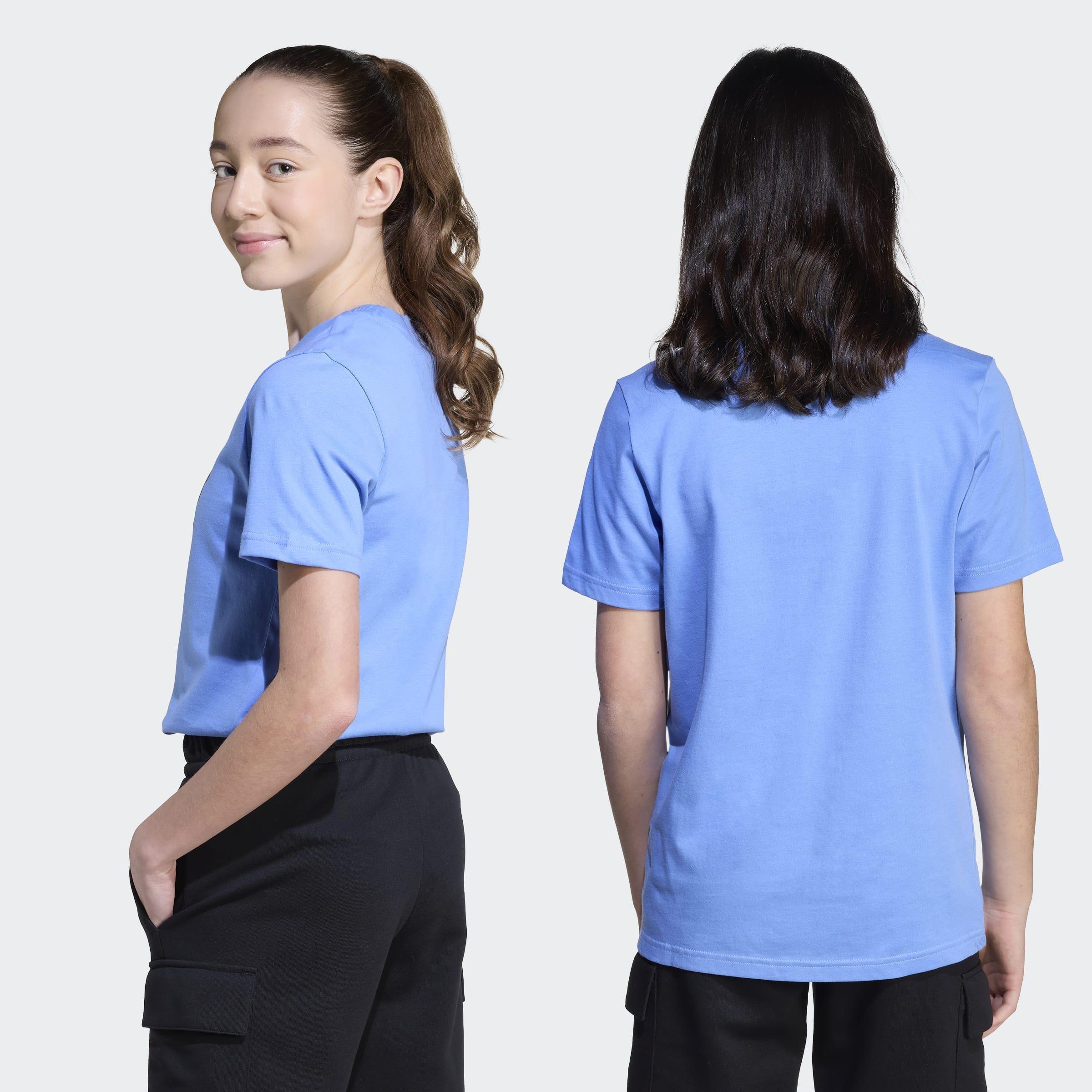Kids Unisex Sports Graphic T-Shirt, Blue, A901_ONE, large image number 1