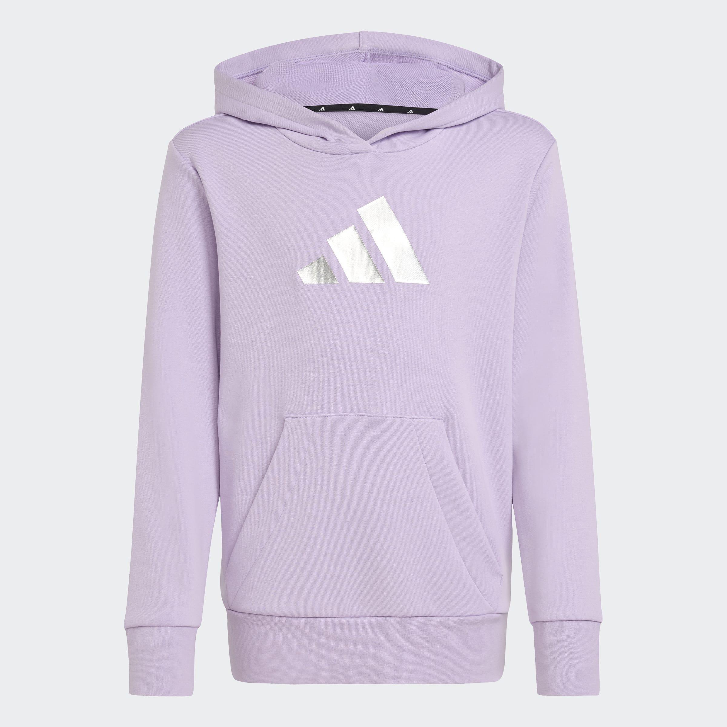 Kids Glam Graphic Hoodie, Purple, A901_ONE, large image number 0