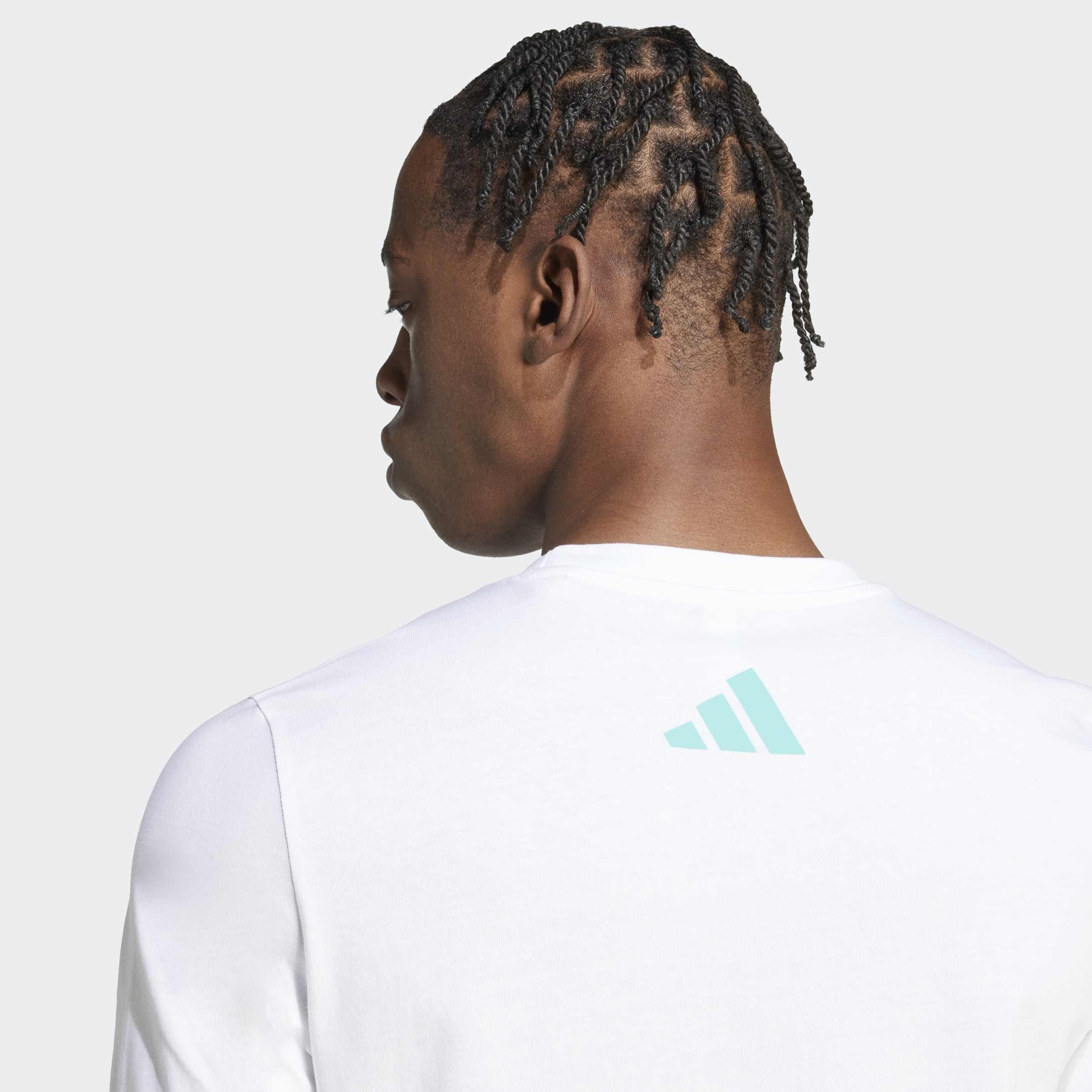 Mercedes - AMG Petronas Formula One Team Dna Graphic T-Shirt, White, A901_ONE, large image number 3