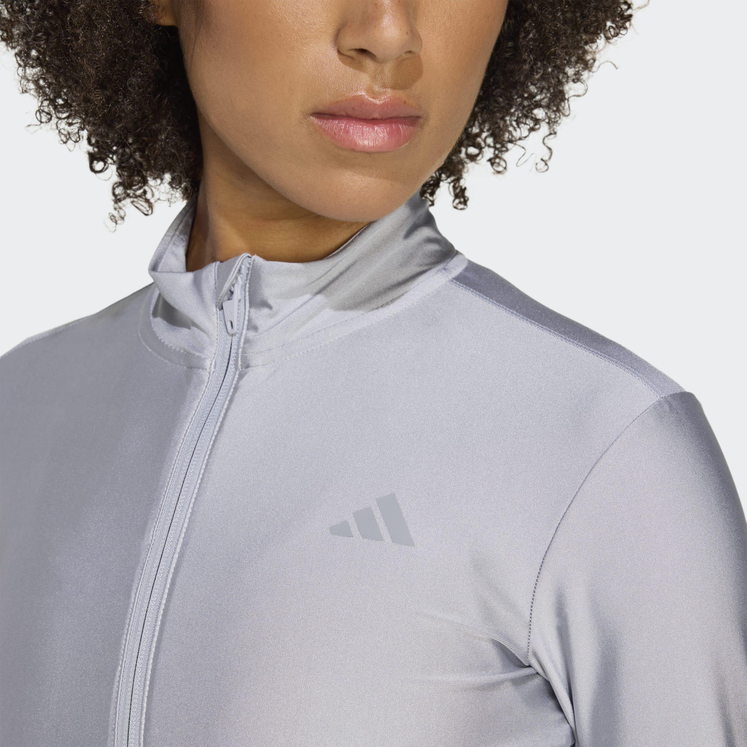 Hyperglam Shine Full-Zip Sweatshirt, Grey, A901_ONE, large image number 3