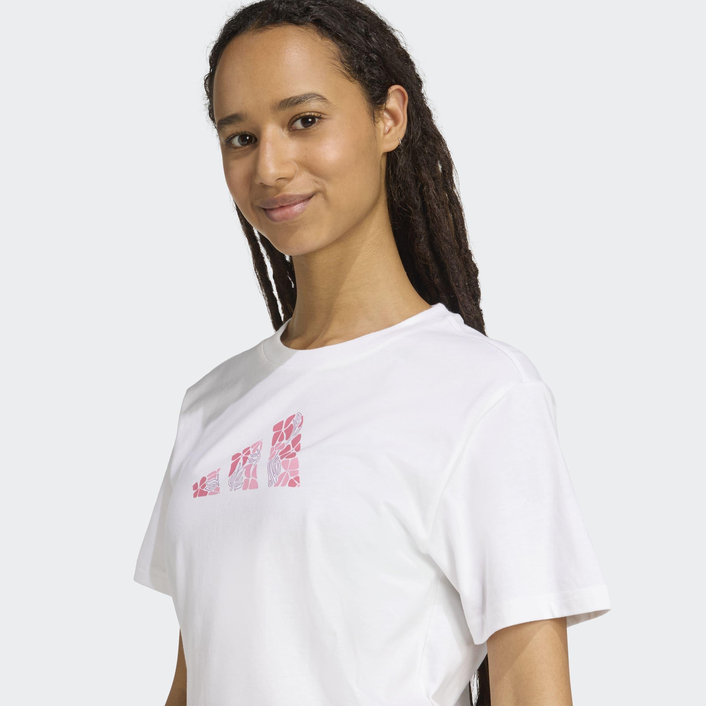 Soft Side Graphic T-Shirt, White, A901_ONE, large image number 2