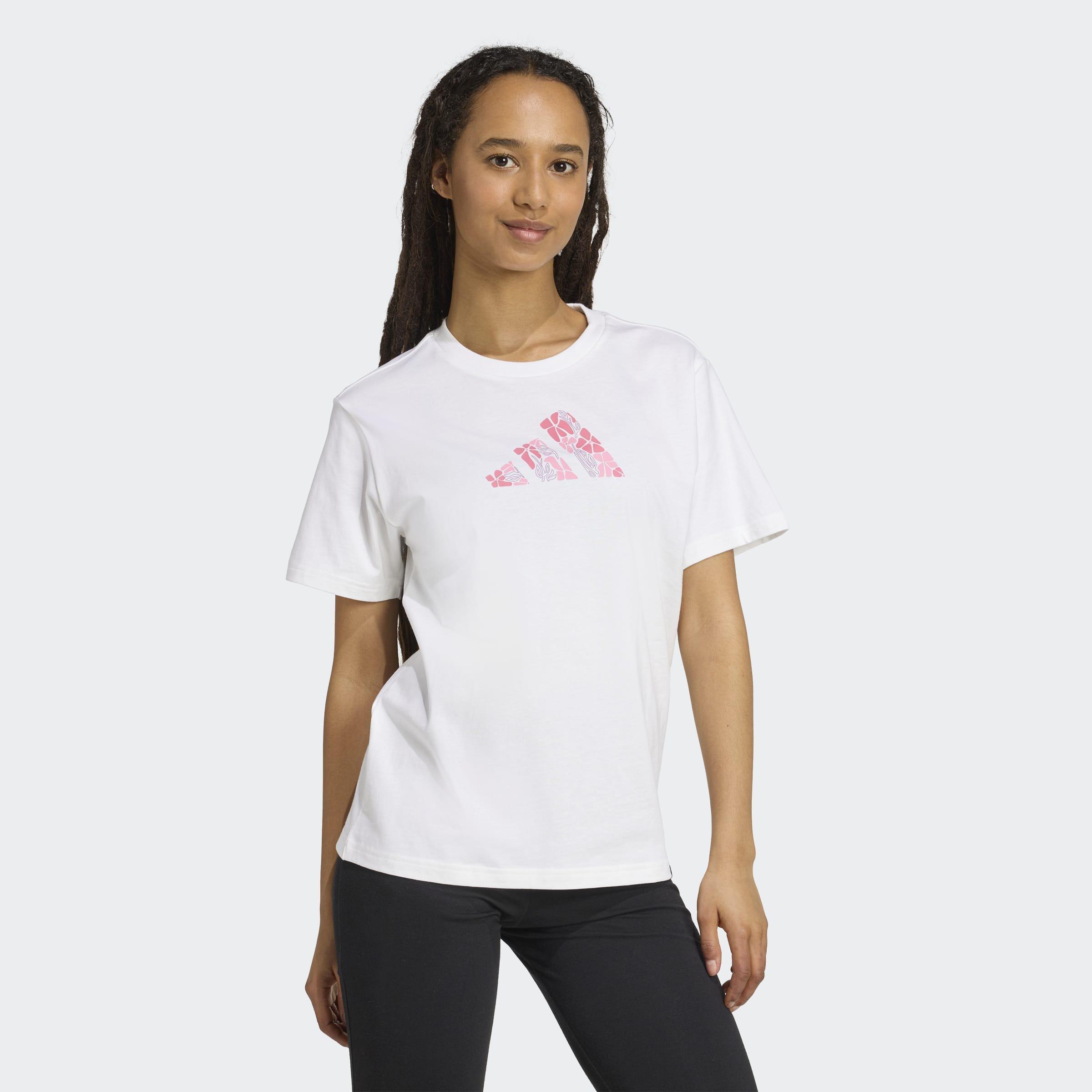 Soft Side Graphic T-Shirt, White, A901_ONE, large image number 5