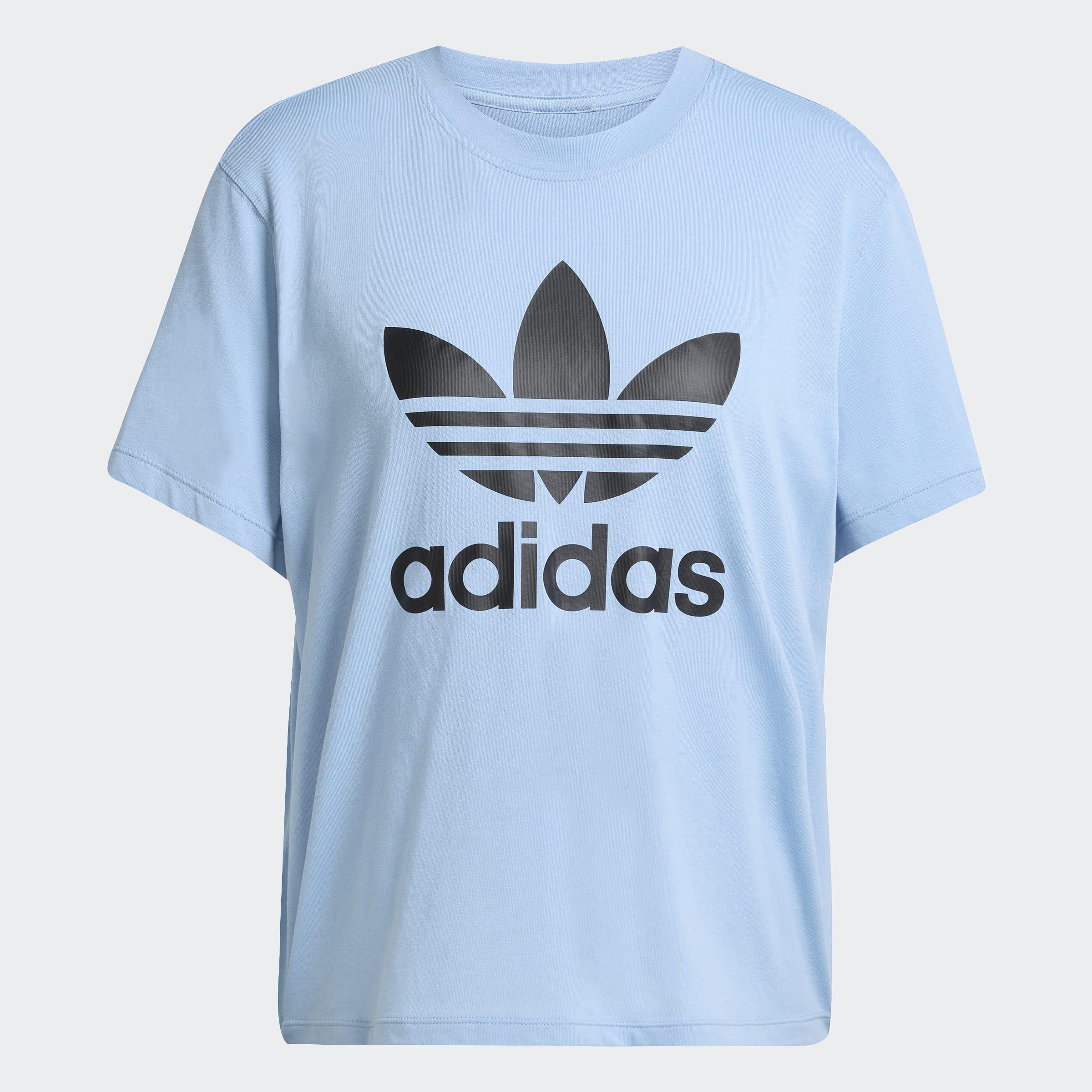 Adicolor Trefoil Boxy T-Shirt, Blue