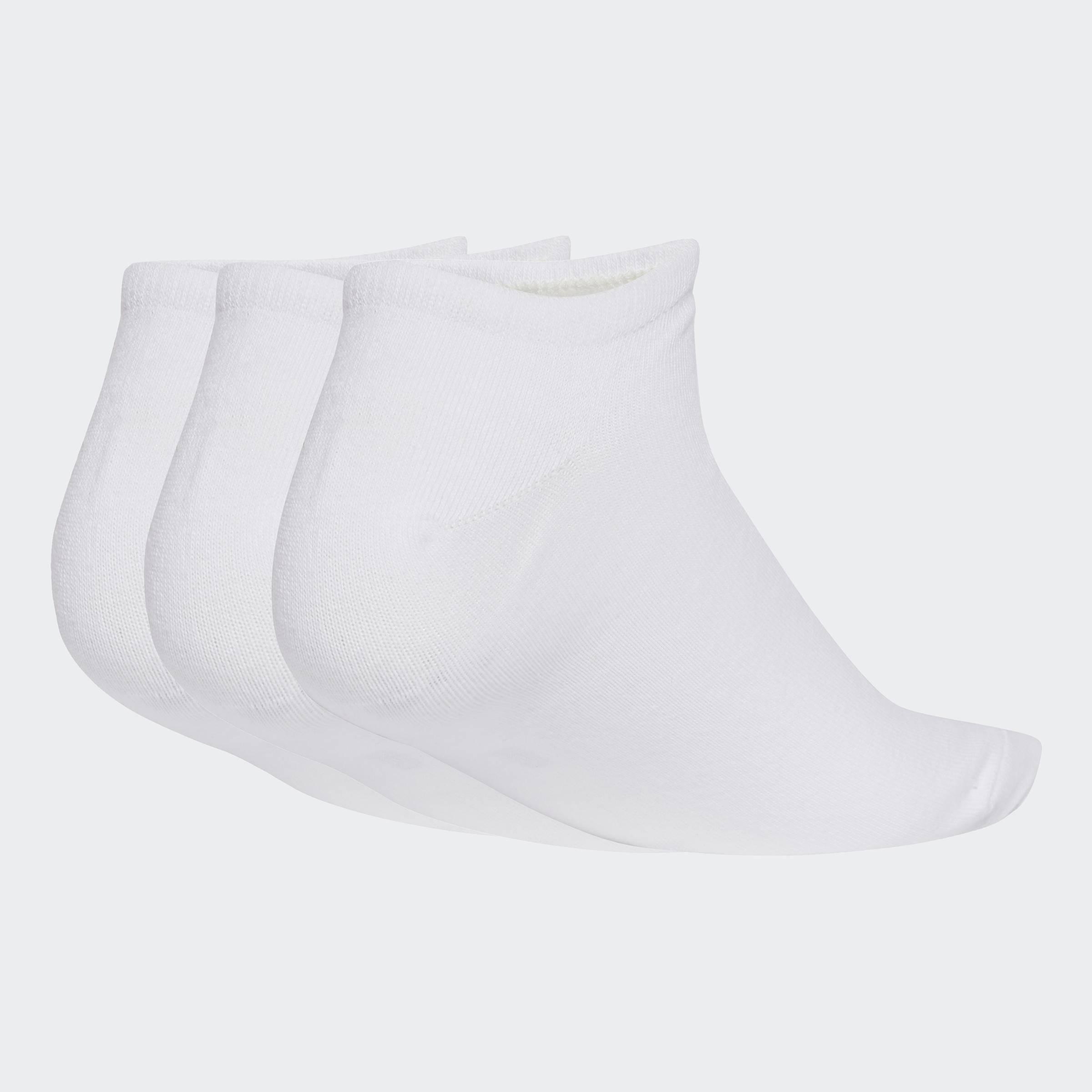 Unisex Liner Socks - 3 Pairs, White