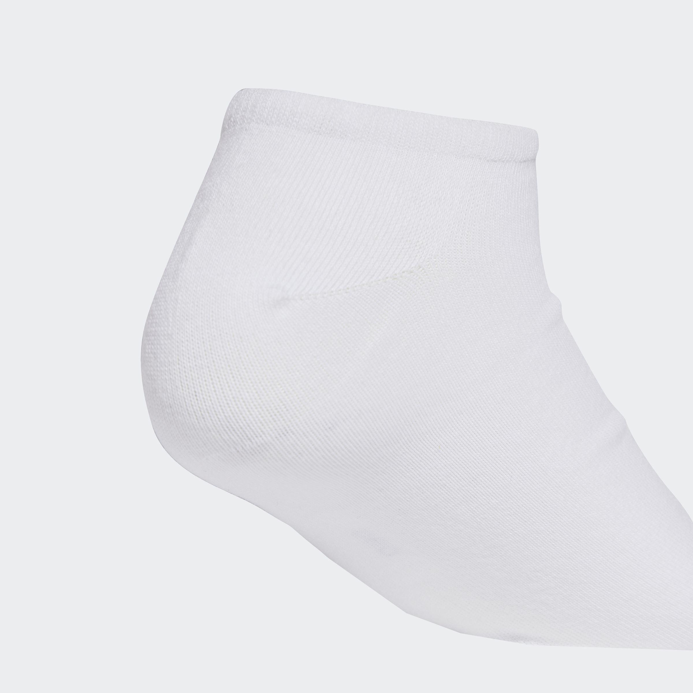 Unisex Liner Socks - 3 Pairs, White, A901_ONE, large image number 2