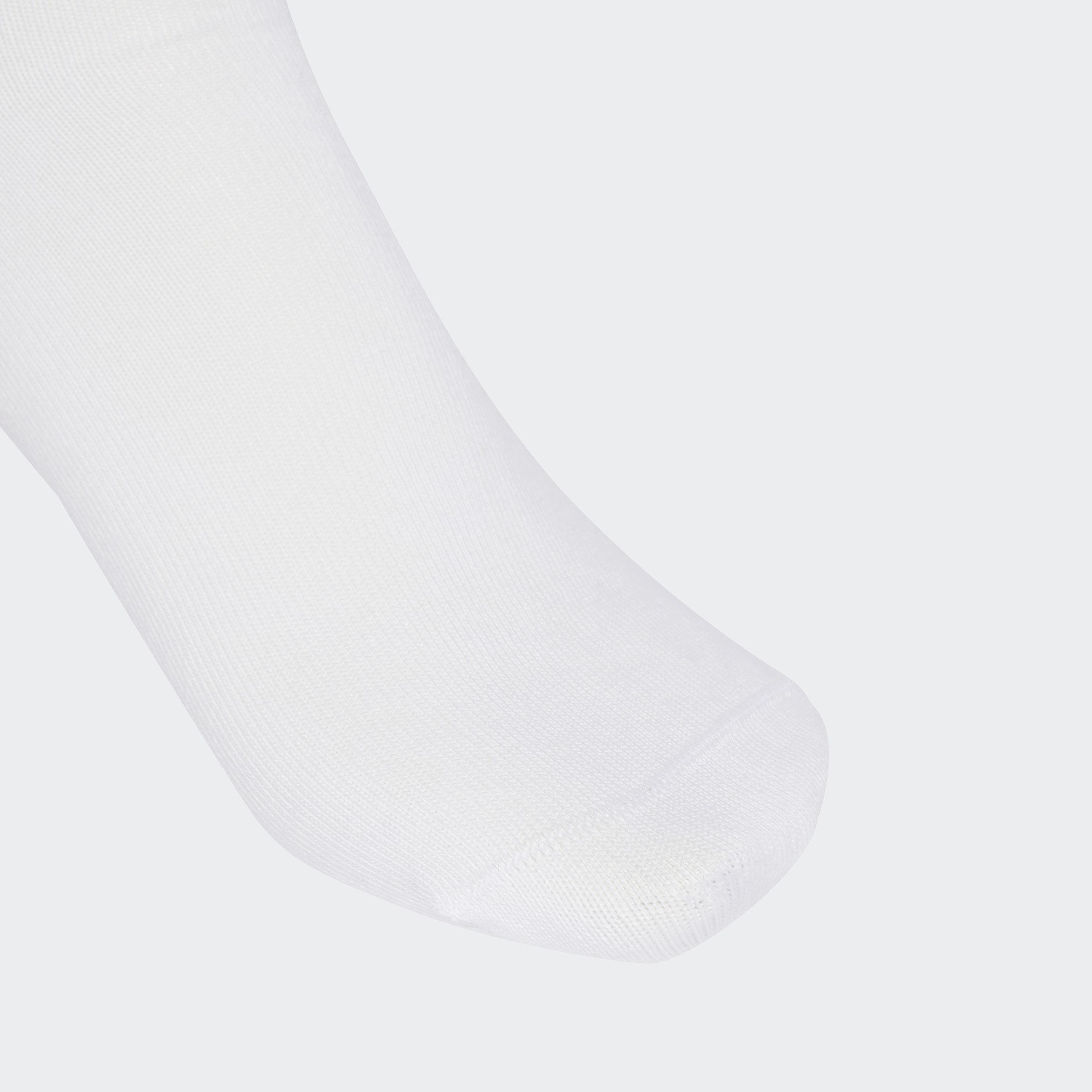 Unisex 3-Stripes Crew Socks 3 Pairs, Multicolour, A901_ONE, large image number 2