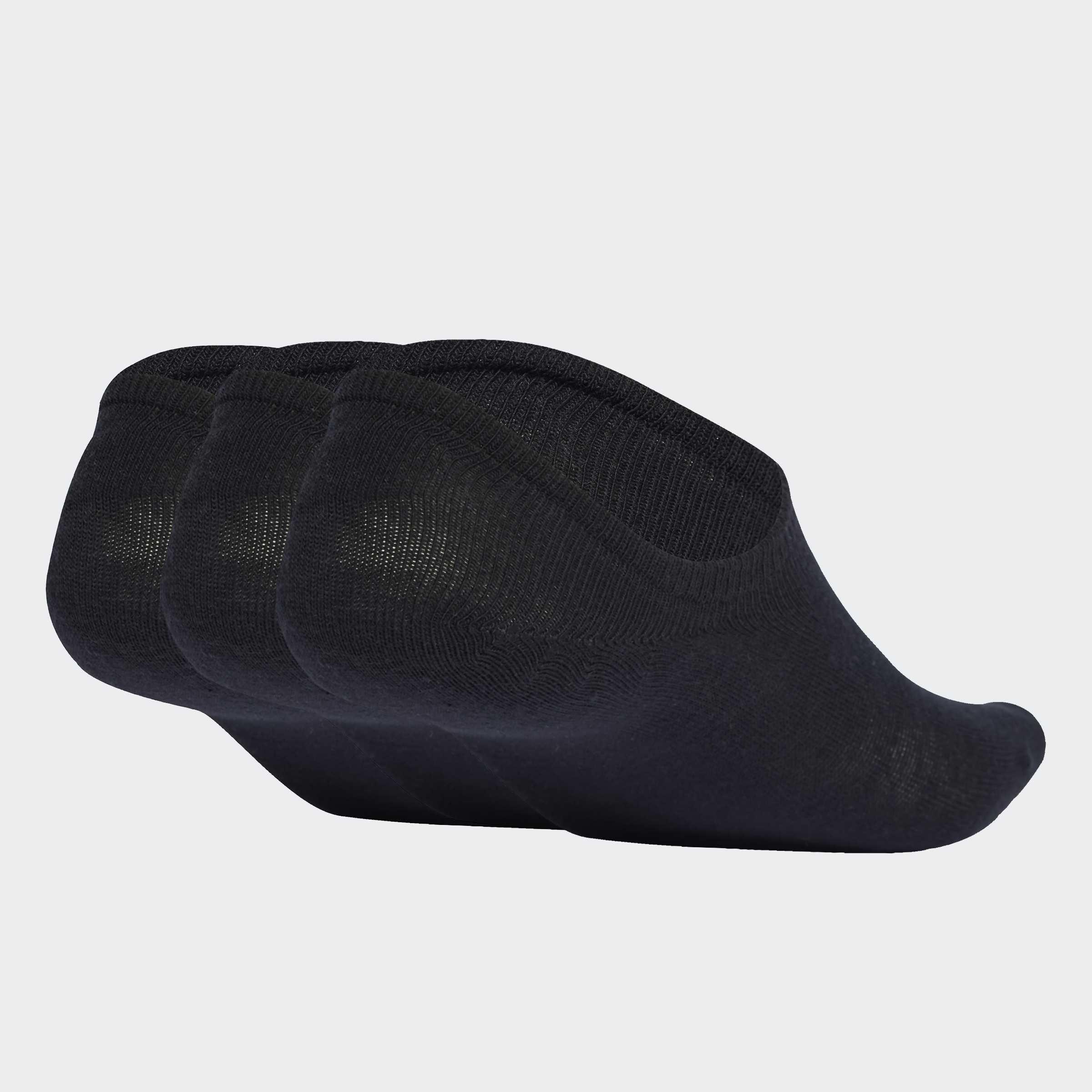 Unisex Low Cut Socks - 3 Pairs, Black, A901_ONE, medium