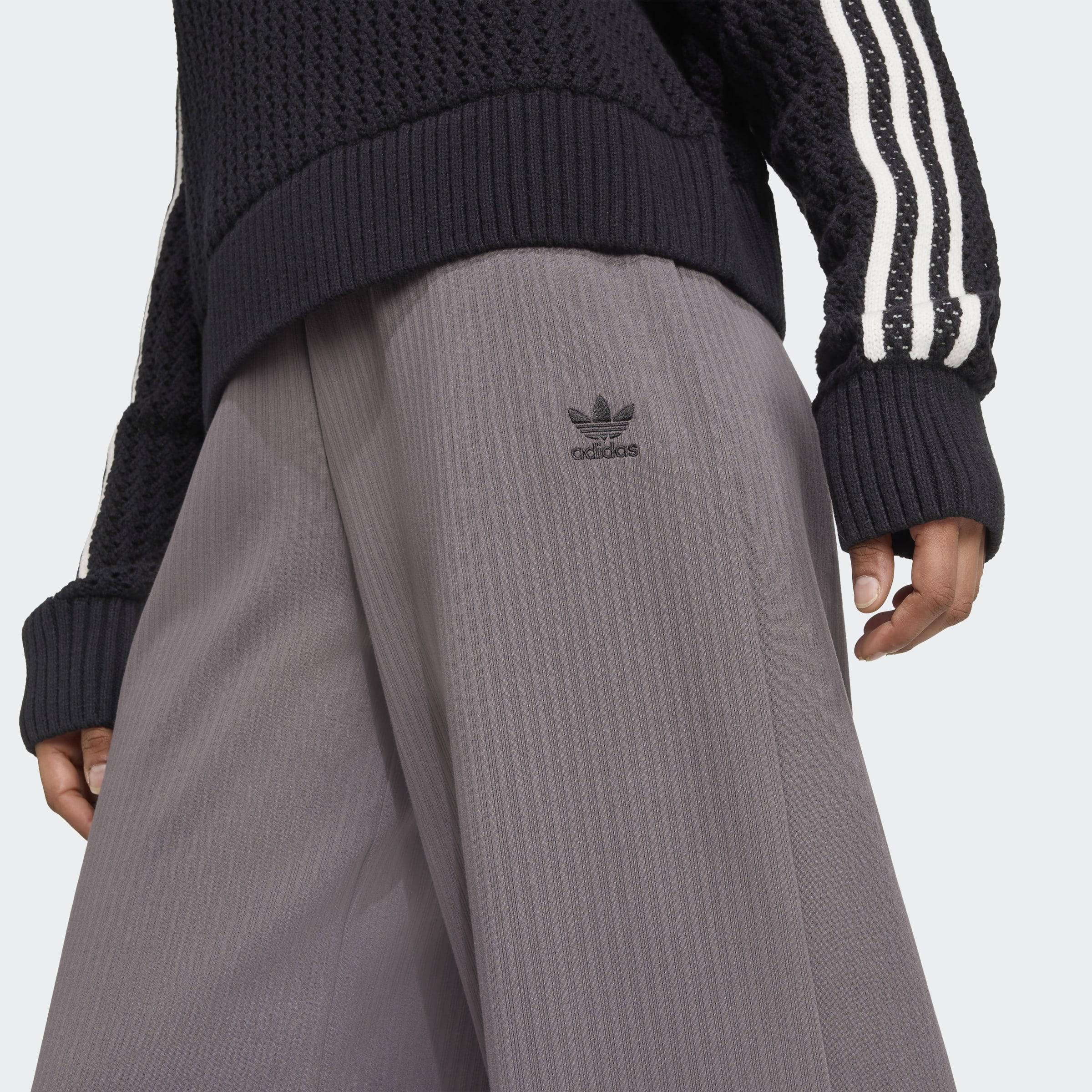 Essentials Winterized Wide Rib Tracksuit Bottoms, Grey, A901_ONE, large image number 3