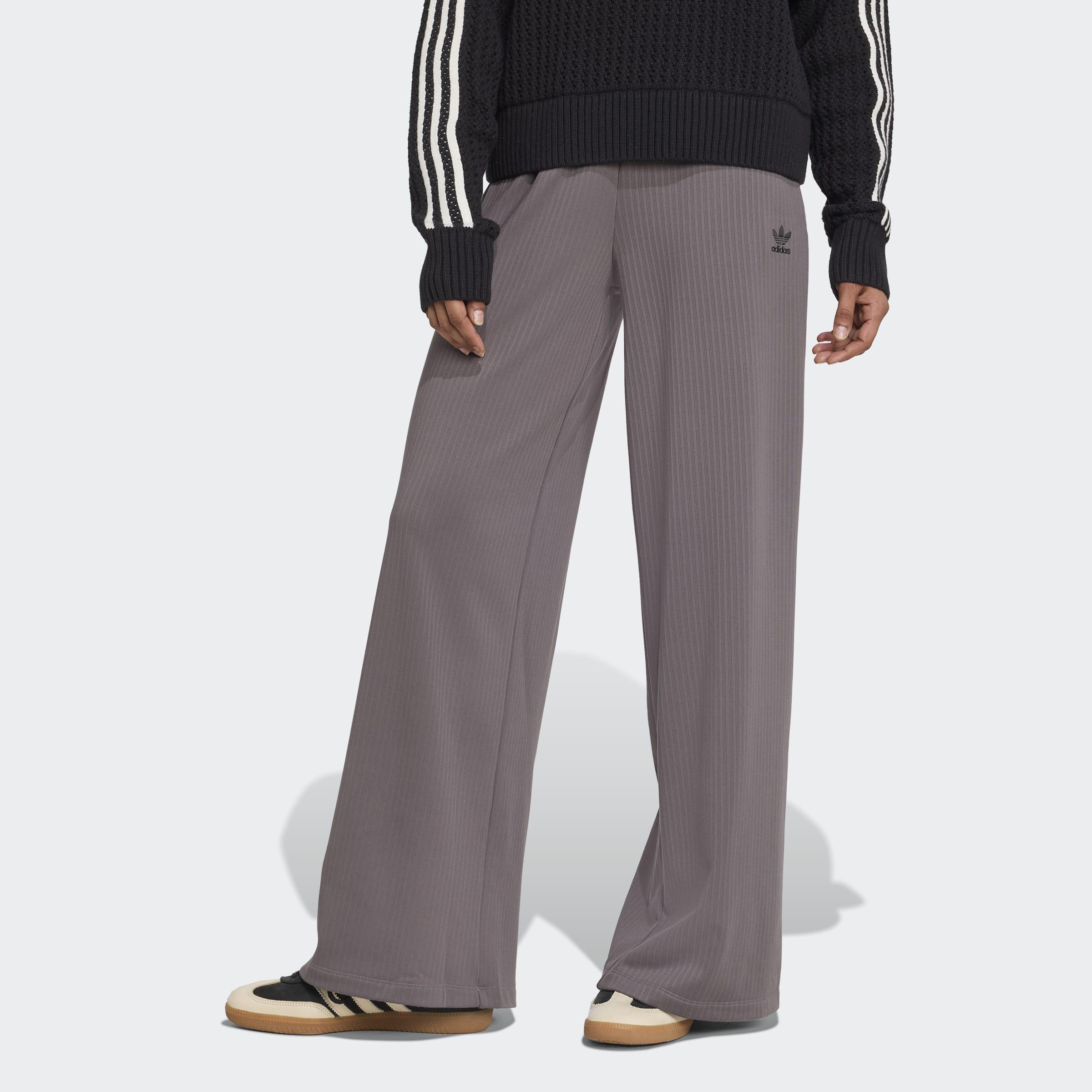 Essentials Winterized Wide Rib Tracksuit Bottoms, Grey, A901_ONE, large image number 4