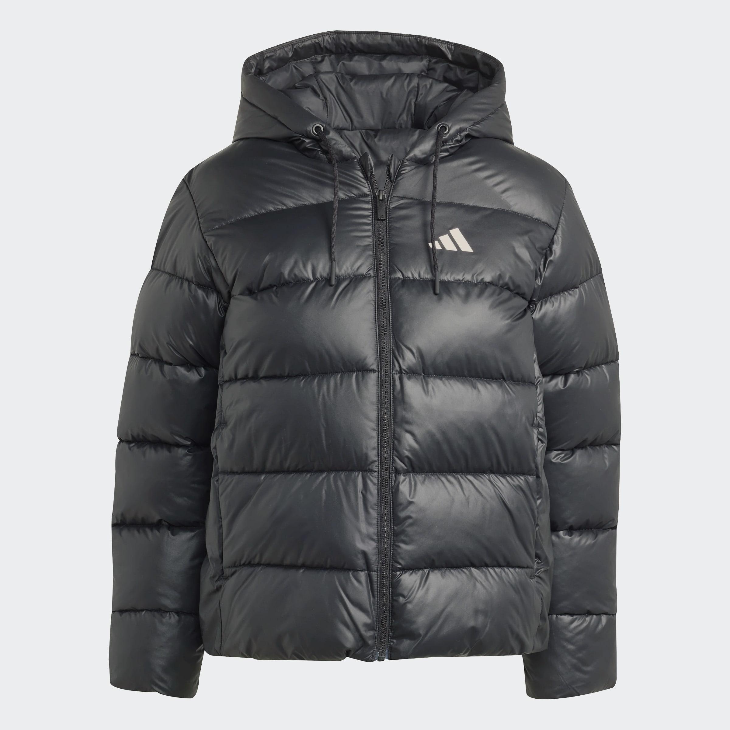 Essentials Climawarm Synthetic Down Puffer Hooded Jackets, Black, A901_ONE, large image number 0