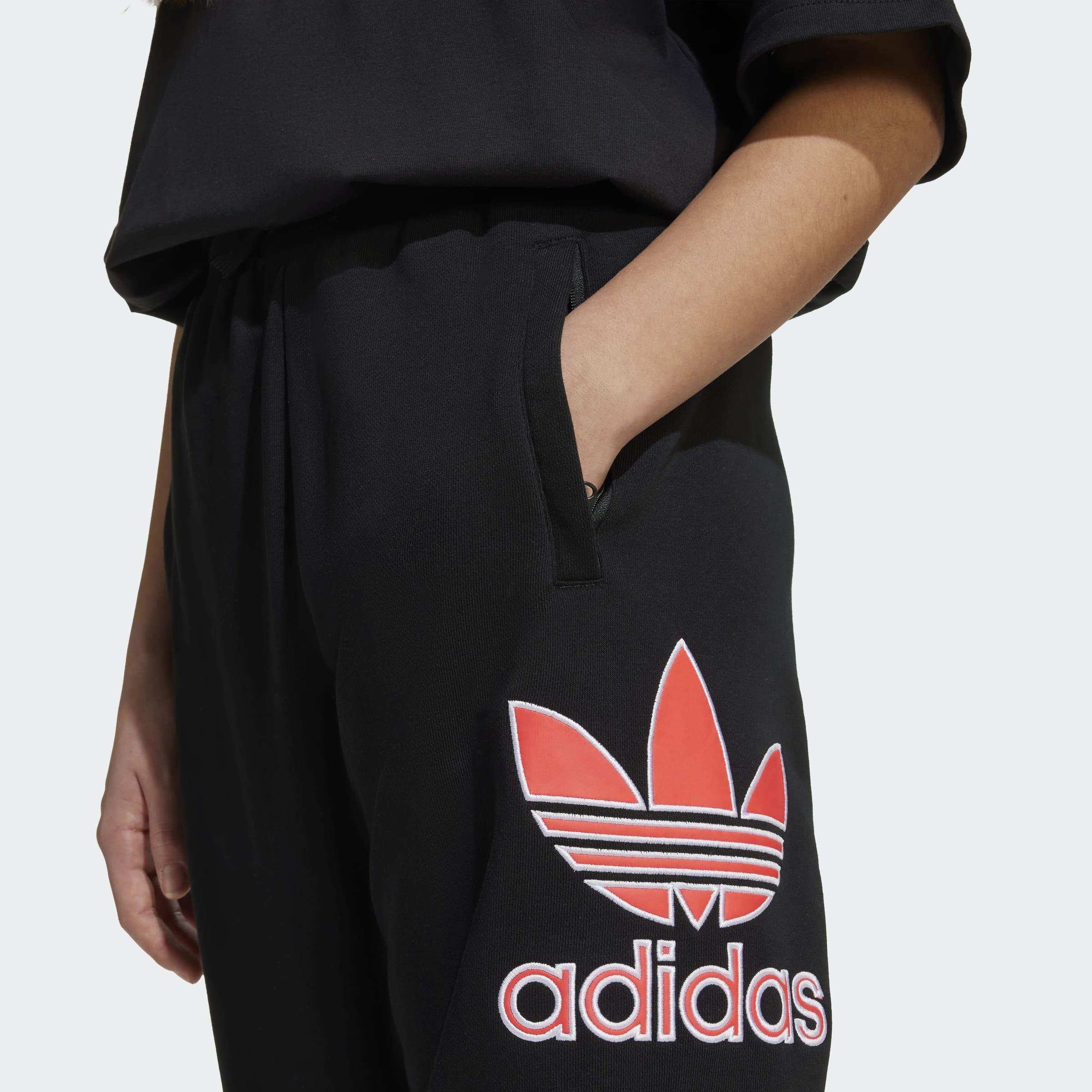 Kids Unisex Big Logo Execution Oversized Sweat Joggers, Black, A901_ONE, large image number 4