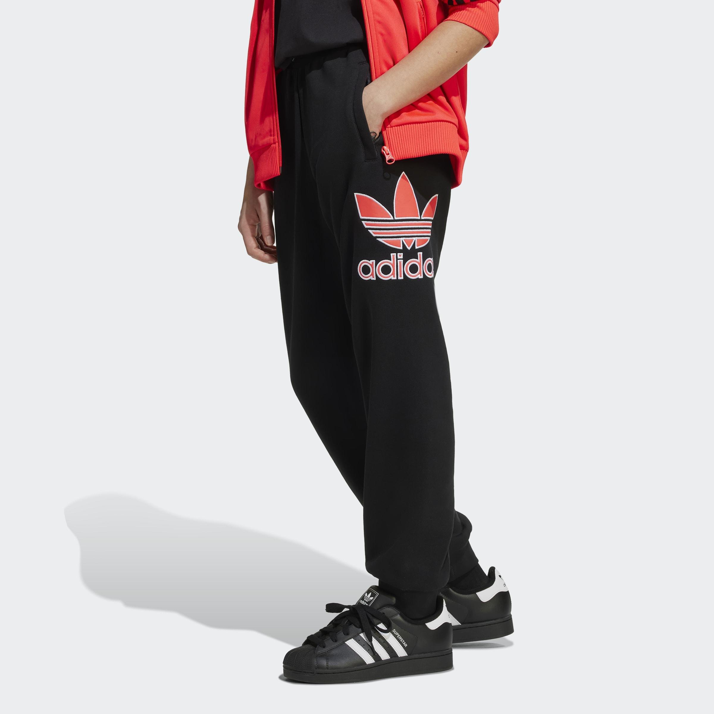 Kids Unisex Big Logo Execution Oversized Sweat Joggers, Black, A901_ONE, large image number 5