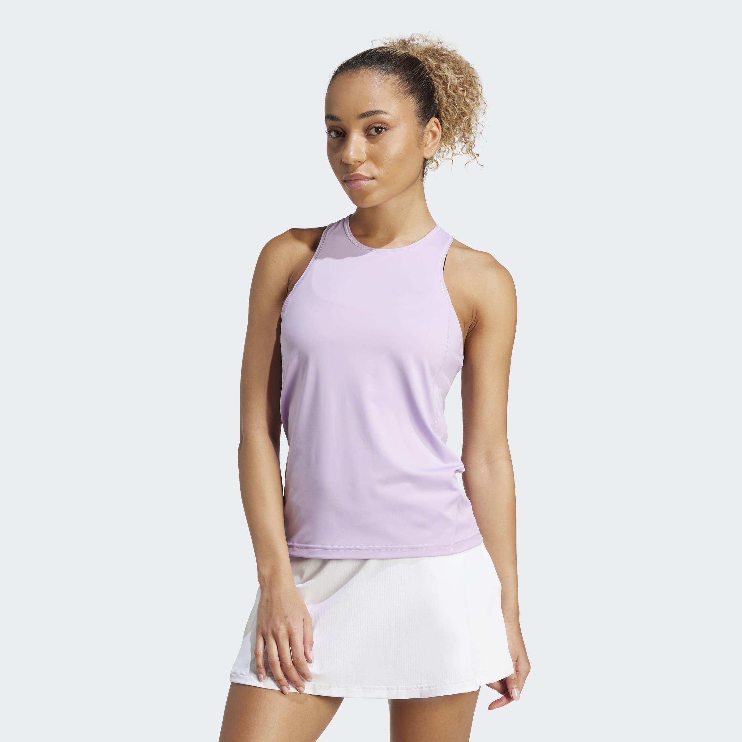Club Tennis Climacool Tank Top, Purple, A901_ONE, large image number 5