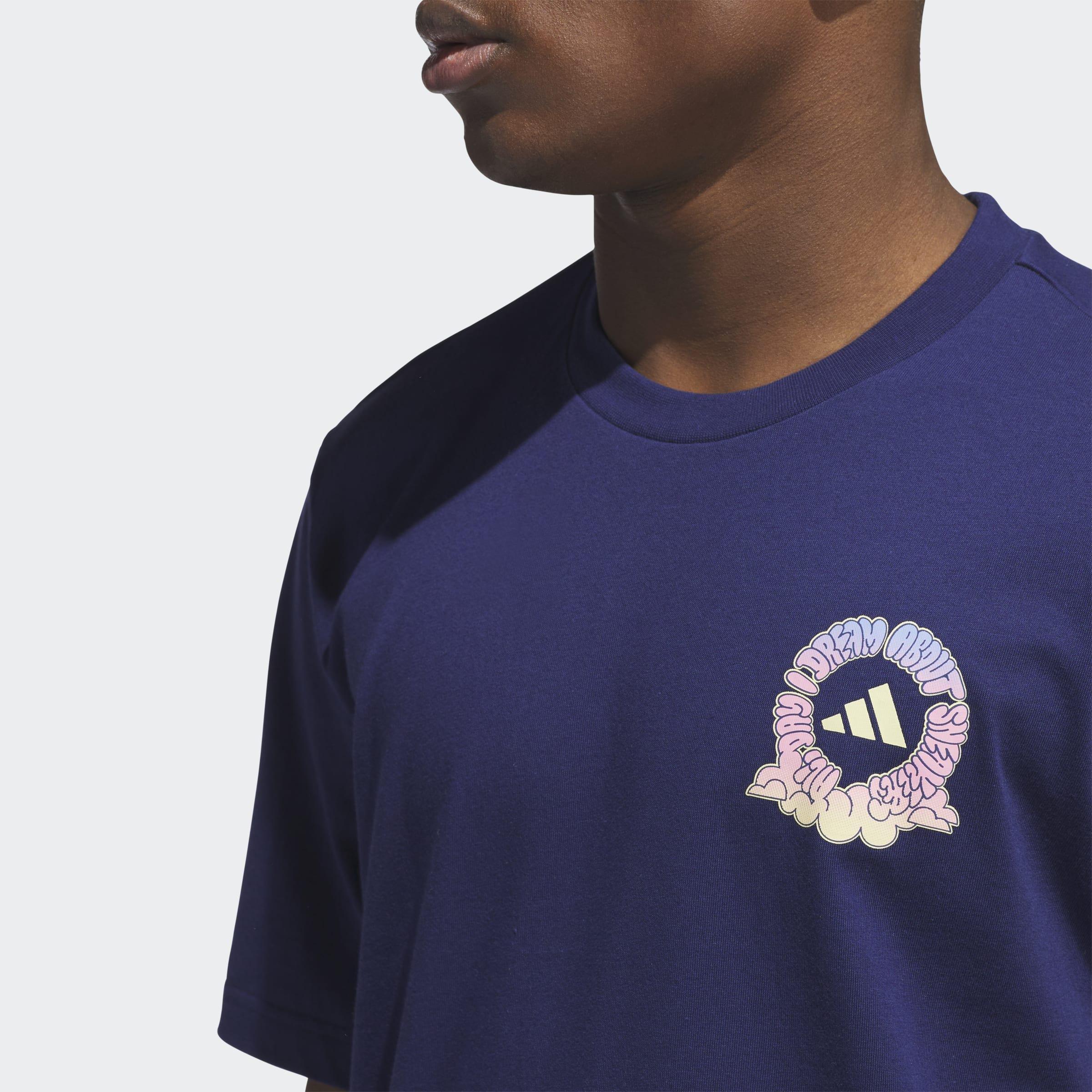 90s Nostalgia City Graphic T-Shirt, Blue, A901_ONE, large image number 3