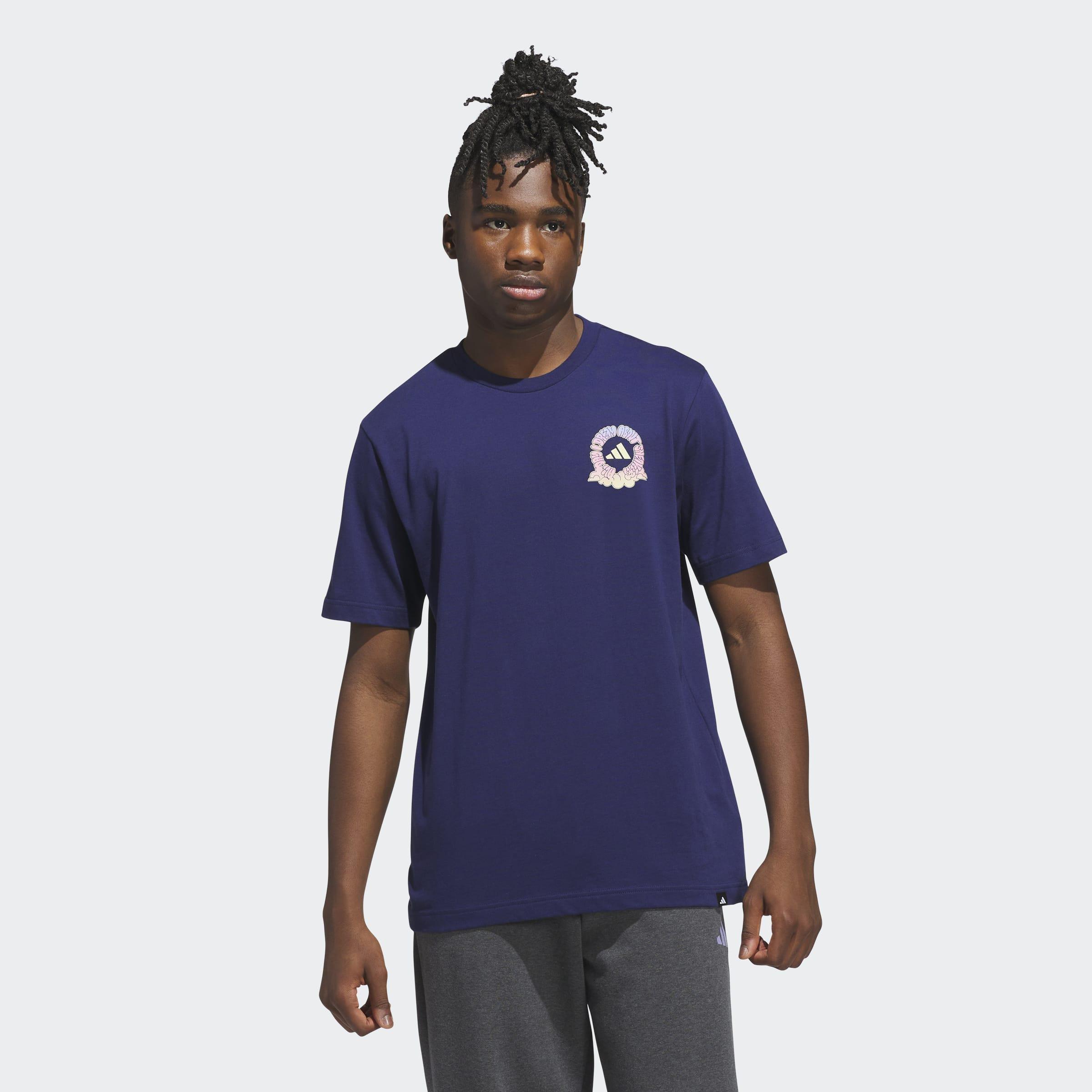 90s Nostalgia City Graphic T-Shirt, Blue, A901_ONE, large image number 4