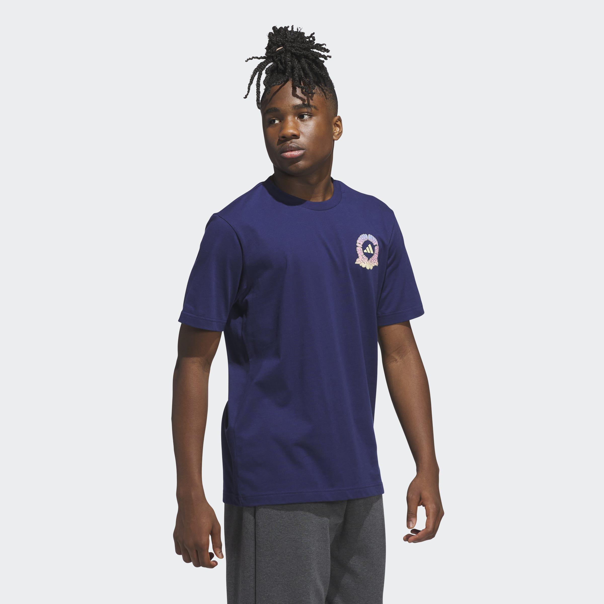 90s Nostalgia City Graphic T-Shirt, Blue, A901_ONE, large image number 5