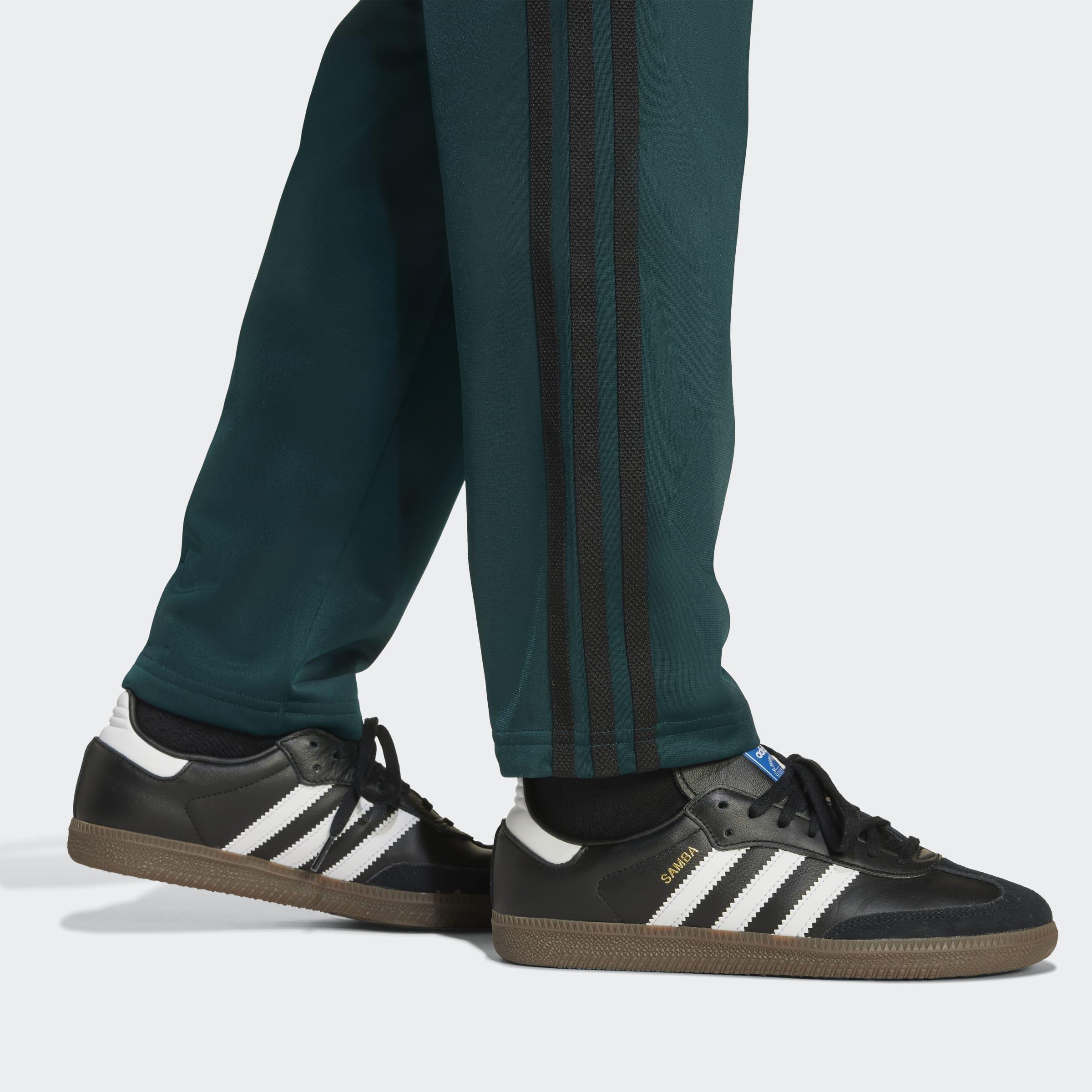 Kids Unisex Adicolor Firebird Tracksuit Bottoms, Green, A901_ONE, large image number 4
