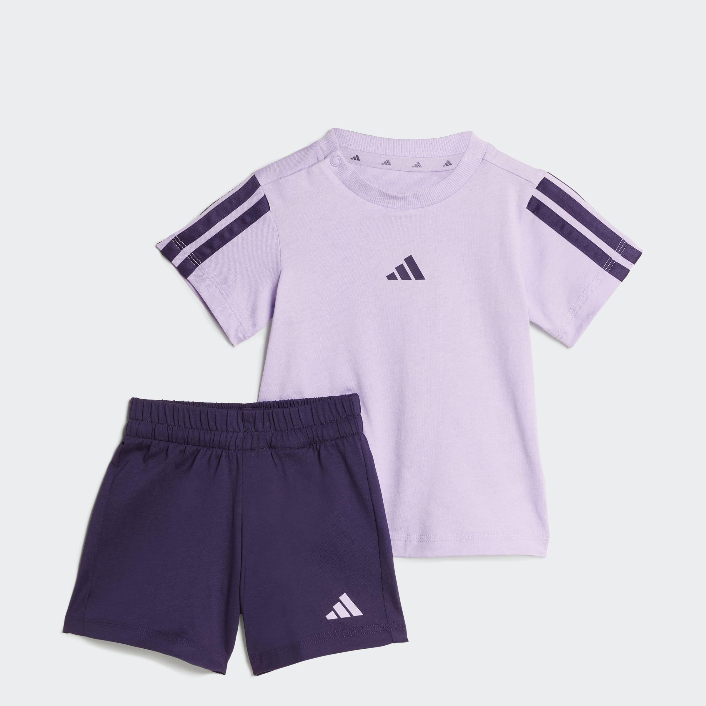 Kids Unisex Essentials Tee Set, Purple, A901_ONE, medium