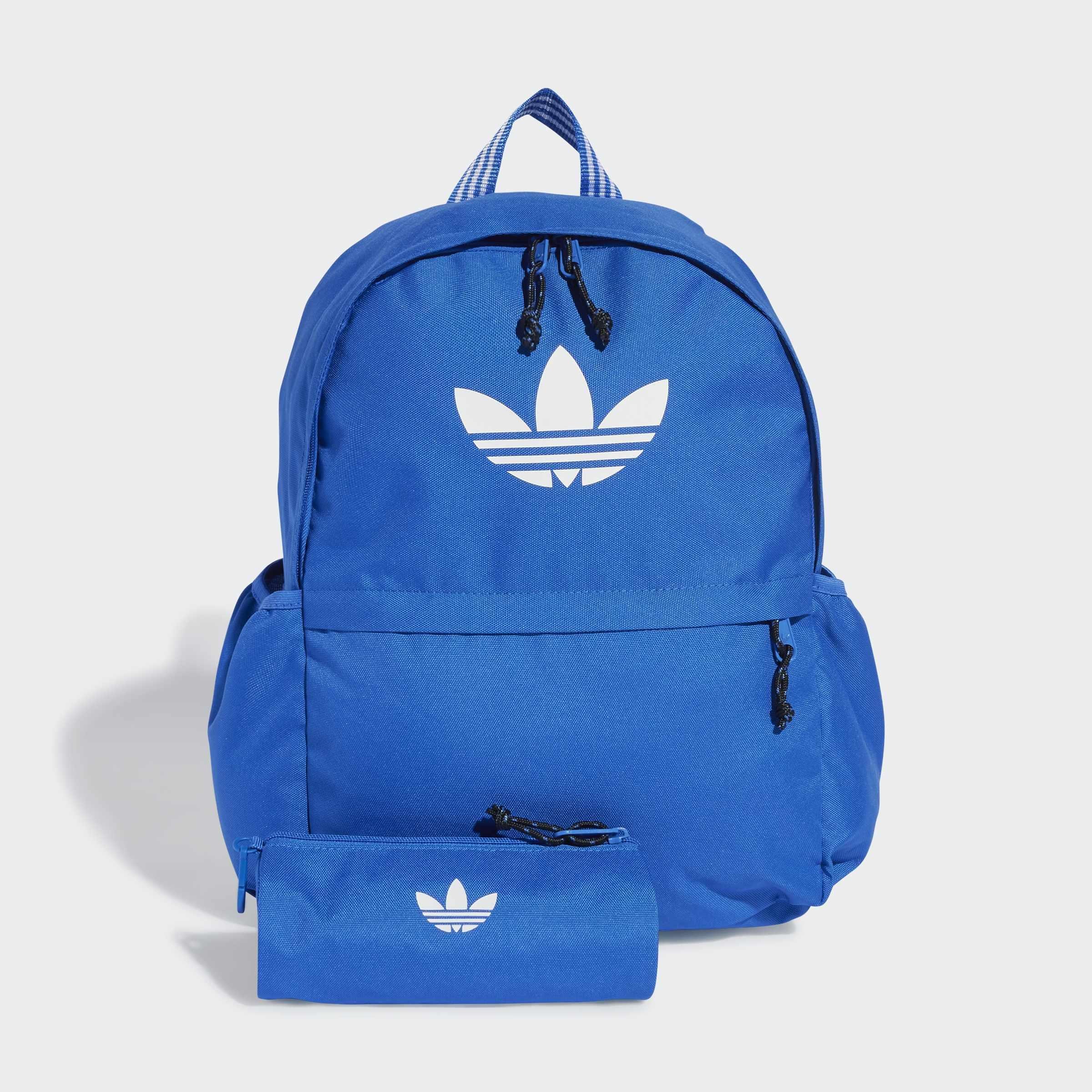 Unisex Backpack With Pencil Case, Blue, A901_ONE, large image number 2