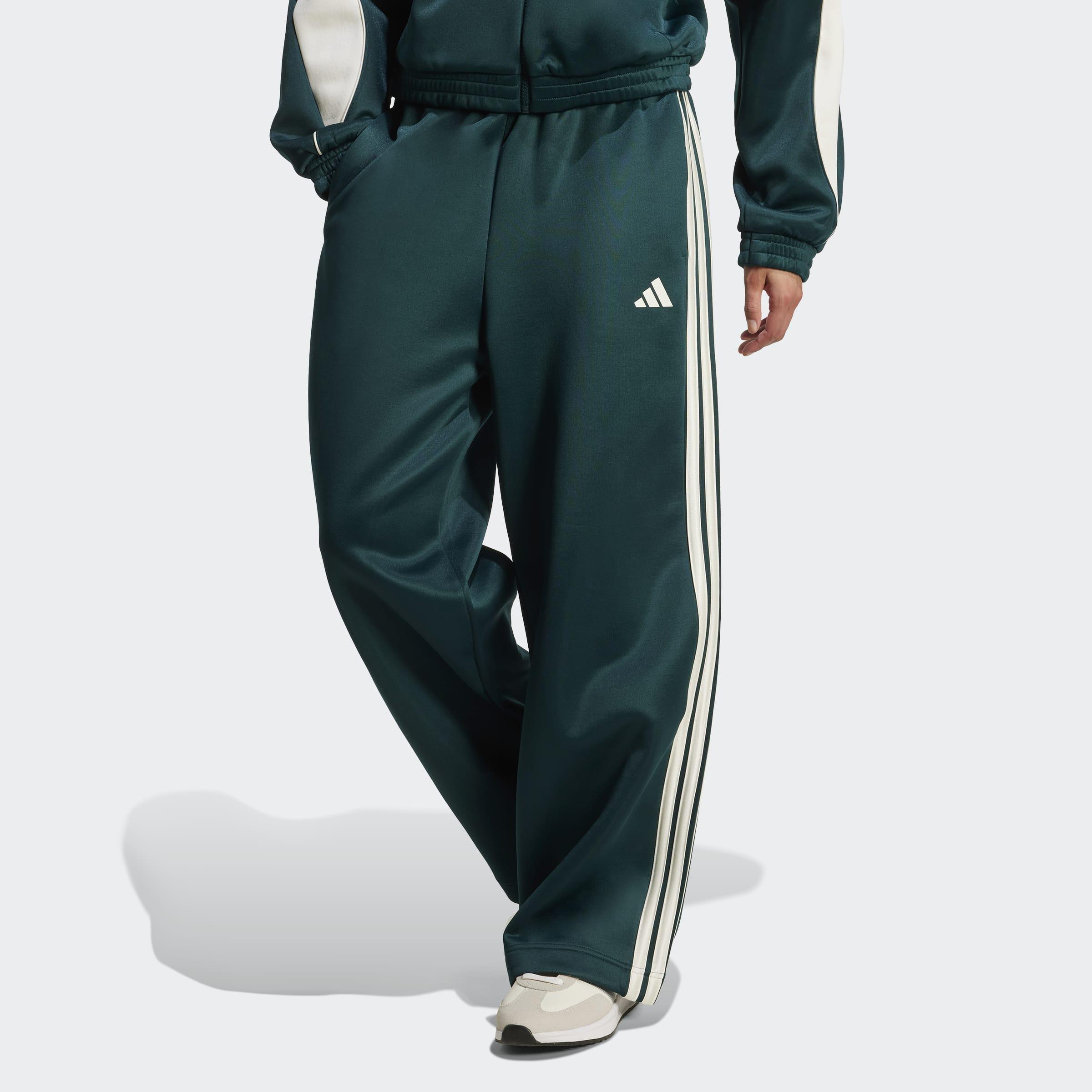 Stadium 3-Stripes Track Tracksuit Bottoms, Green, A901_ONE, large image number 5