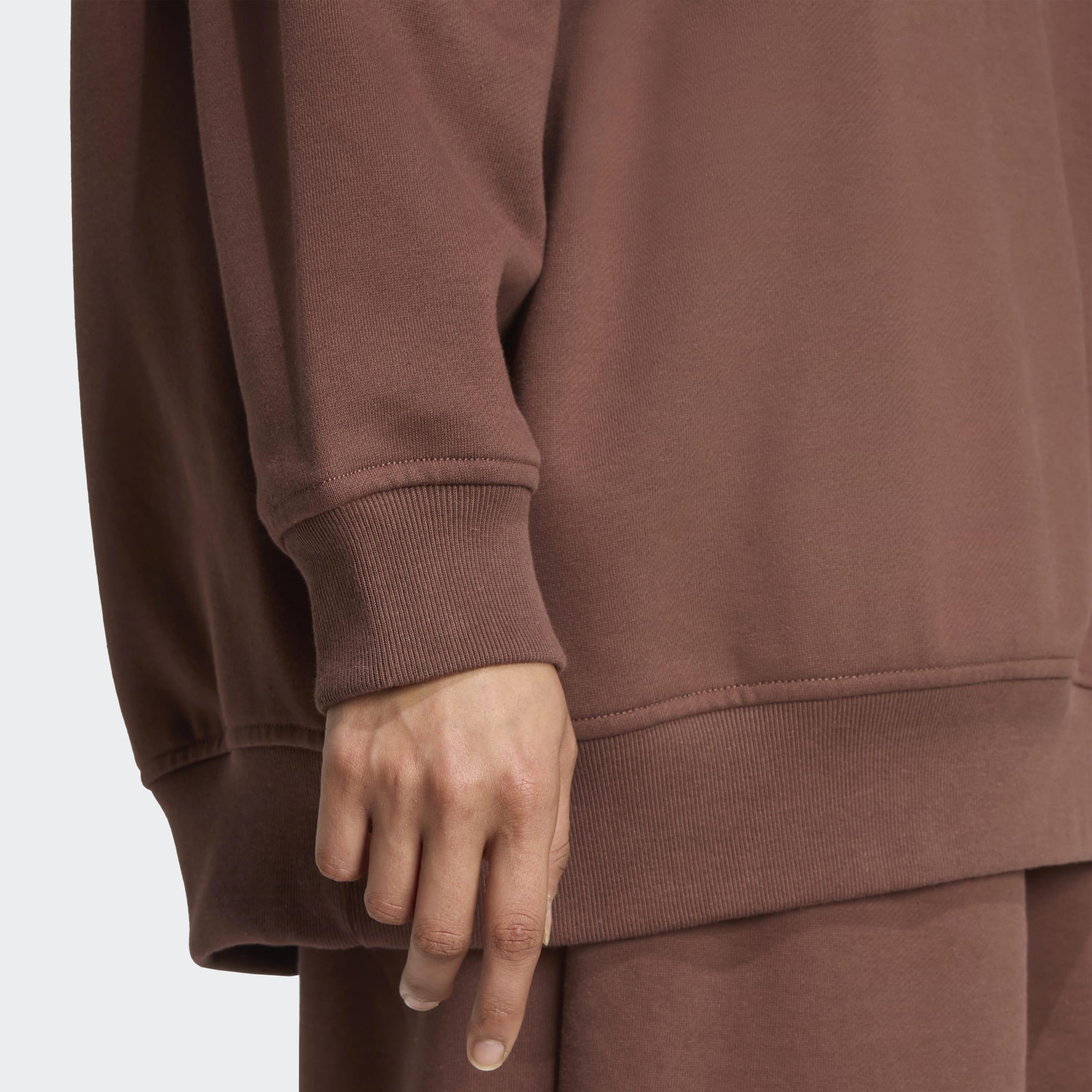 Essentials Linear Hoodie Oversized, Brown, A901_ONE, large image number 2