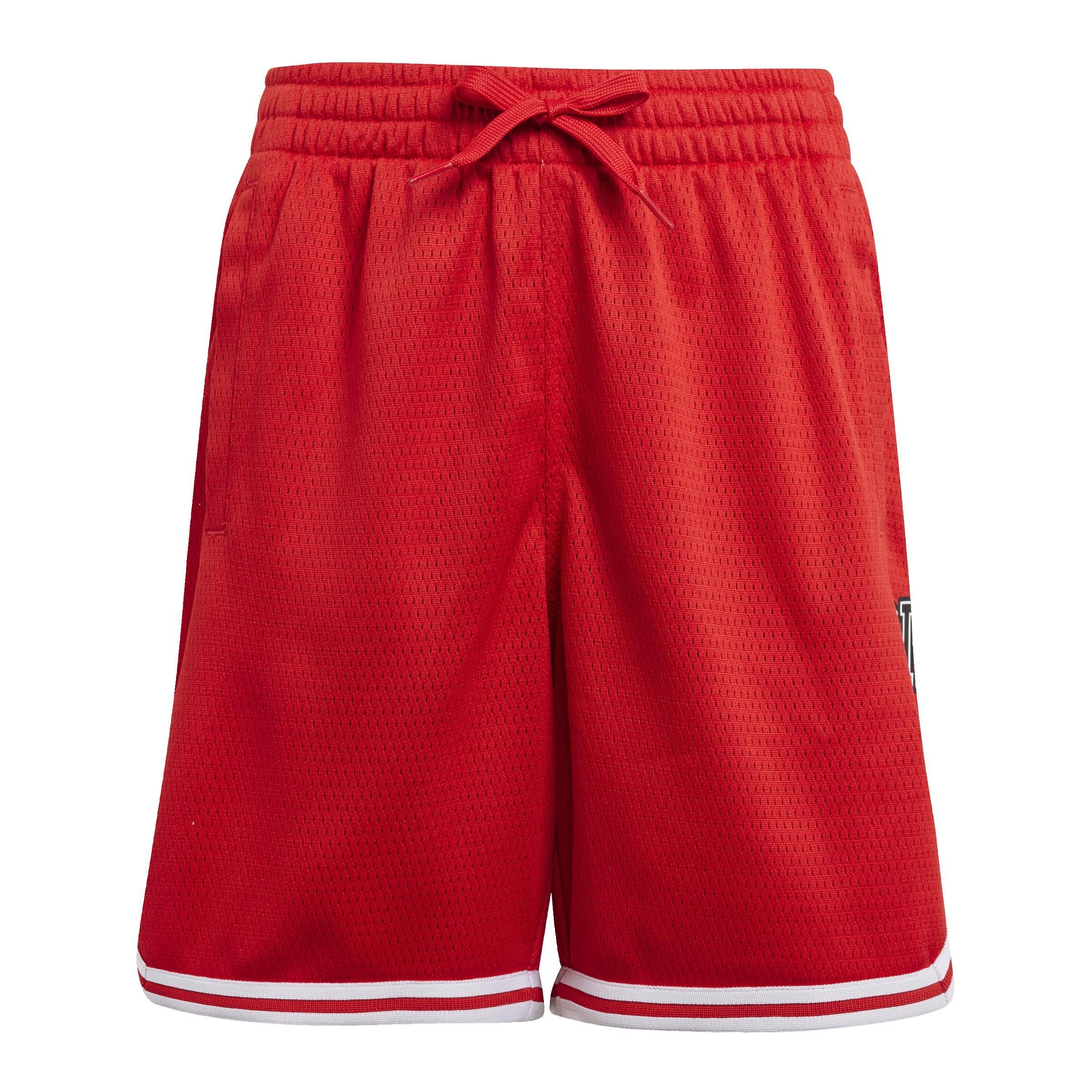 Kids Adidas Originals Shorts, Red, A901_ONE, large image number 0