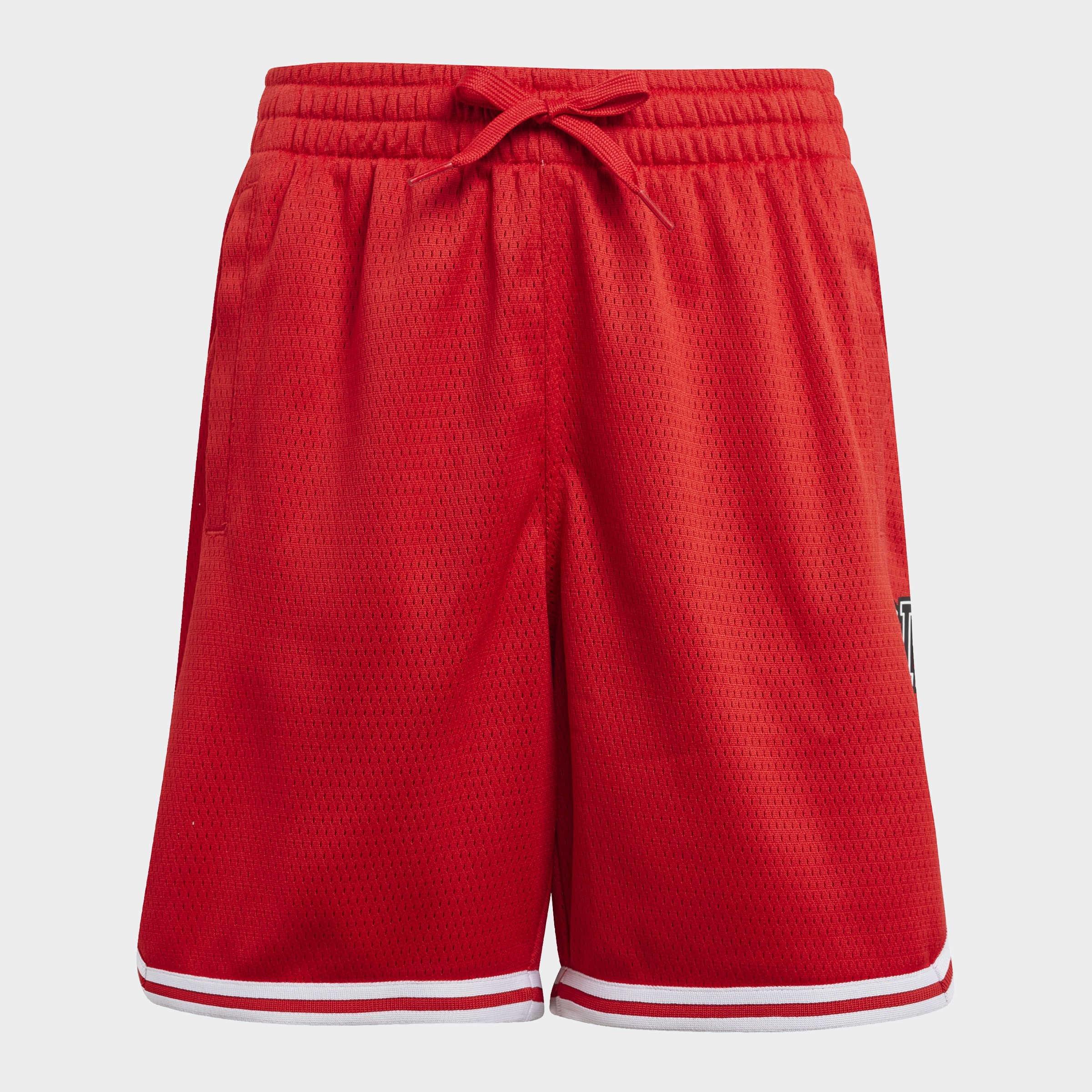 Kids Adidas Originals Shorts, Red, A901_ONE, large image number 1