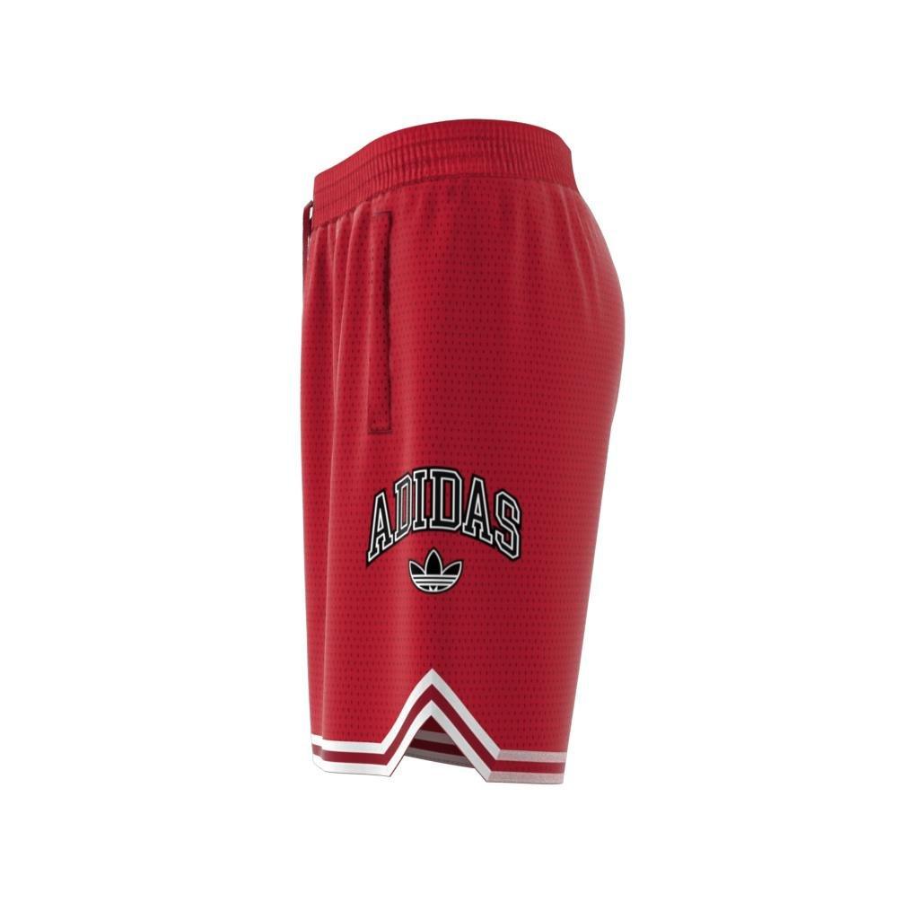 Kids Adidas Originals Shorts, Red, A901_ONE, large image number 11