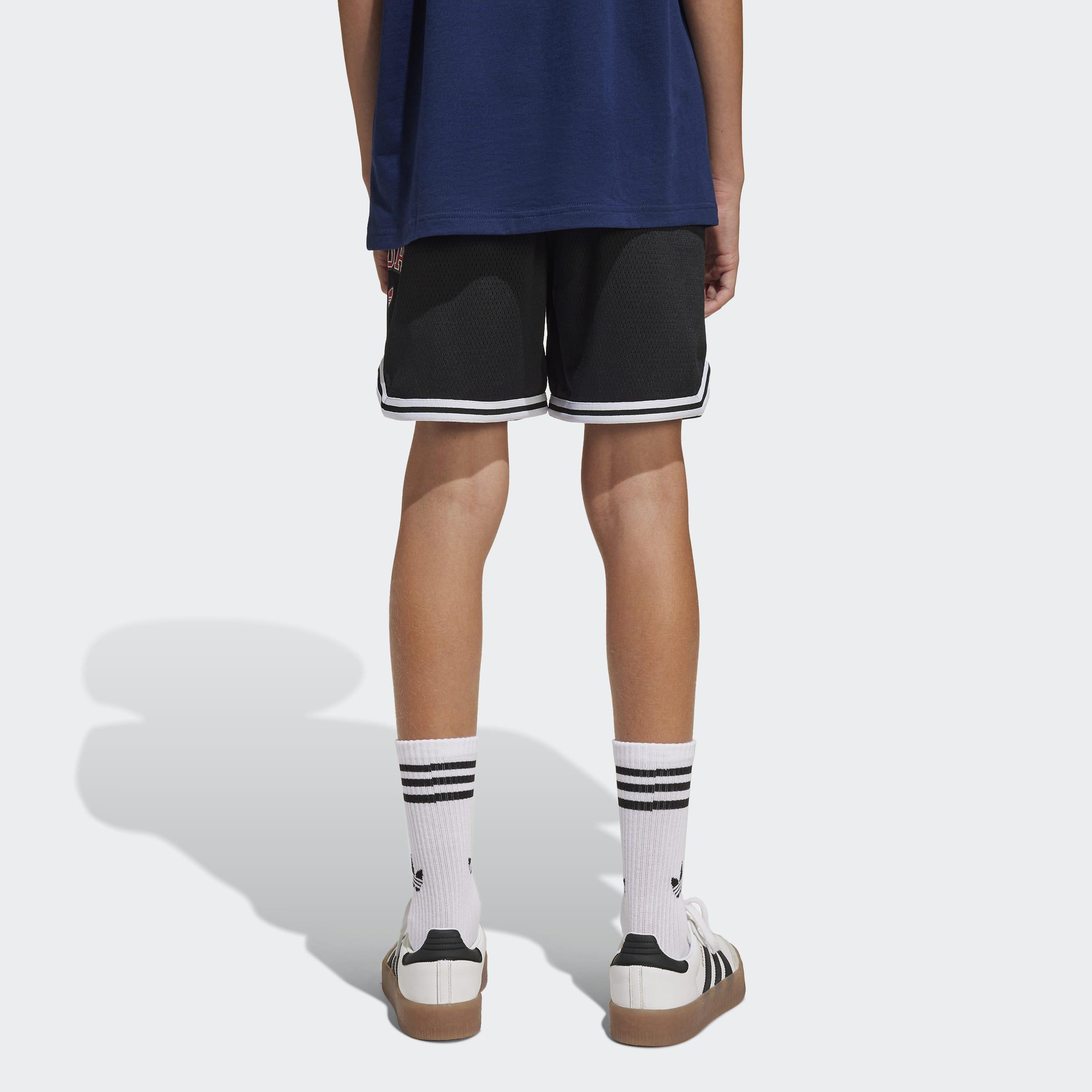 Kids Adidas Originals Shorts, Black, A901_ONE, large image number 3