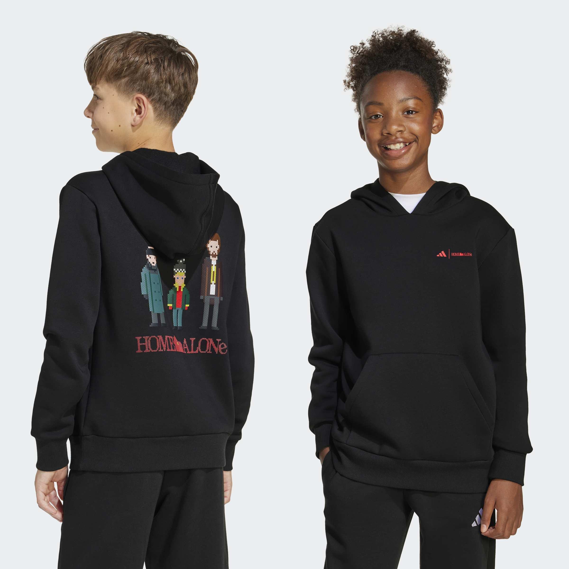 Kids Unisex Adidas 20th Century Fox Home Alone Sweat, Black, A901_ONE, large image number 2