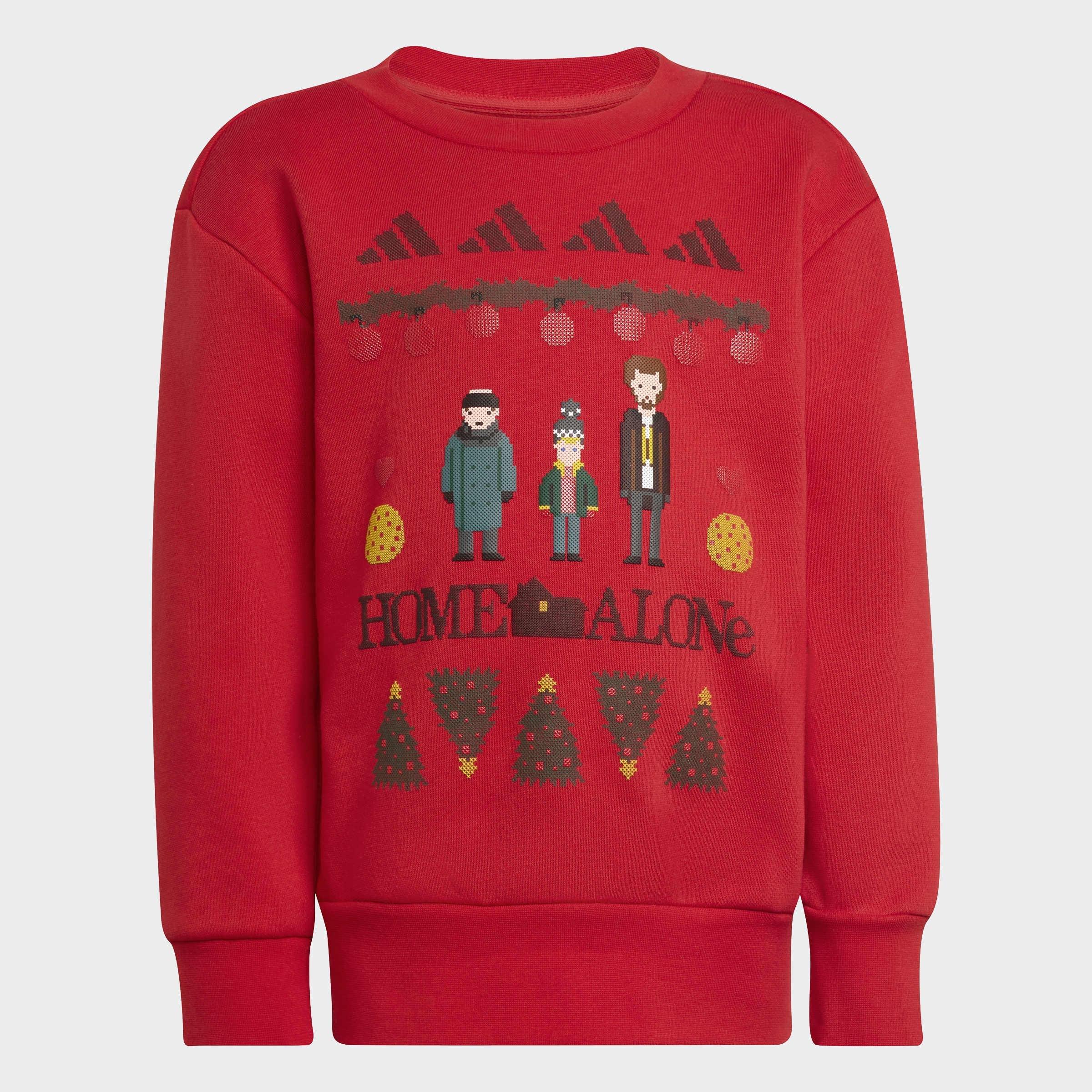 Kids Unisex Adidas 20th Century Fox Home Alone Jogger, Red, A901_ONE, large image number 5