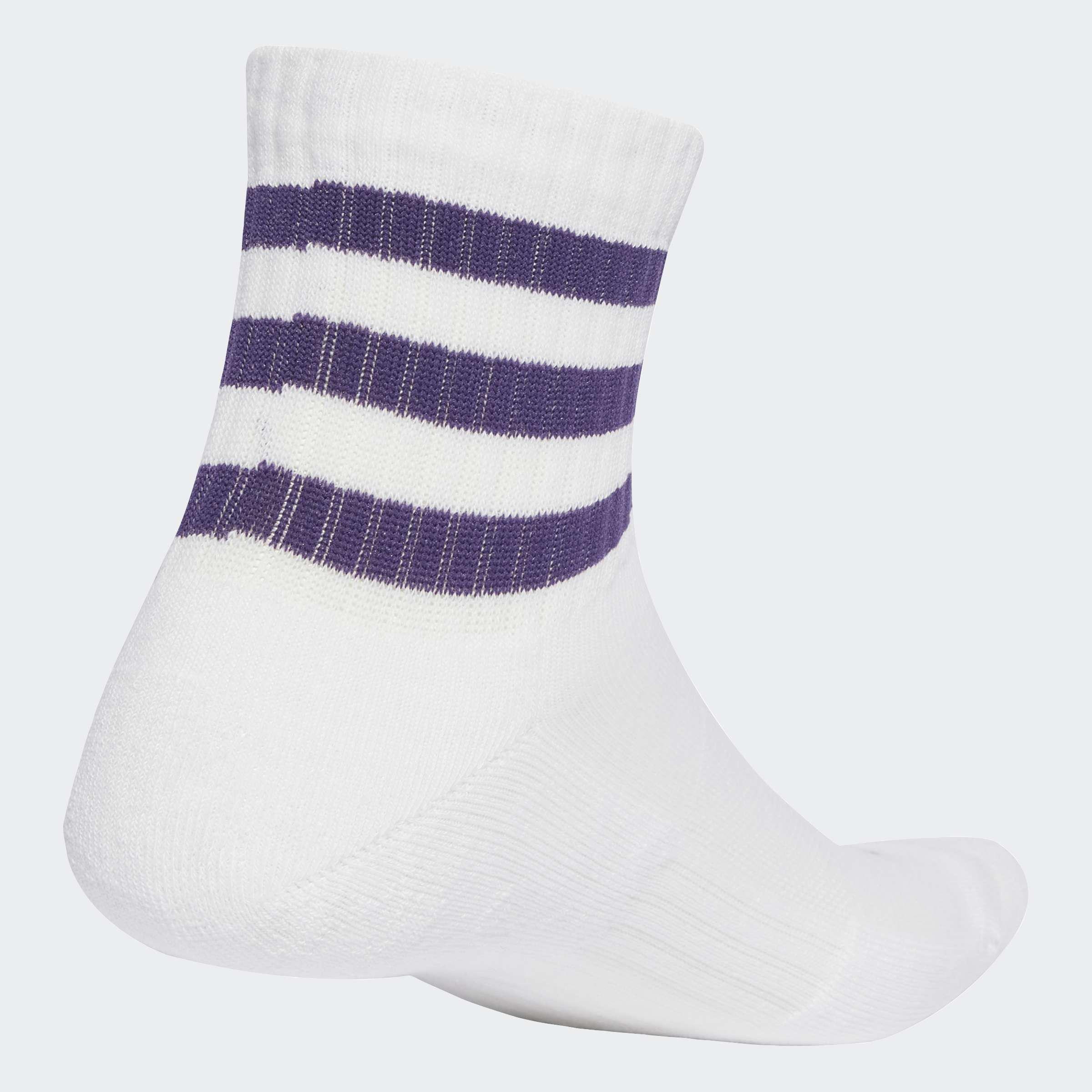 Unisex 3-Stripes Cushioned Sportswear Low-Cut Socks 3 Pairs, White, A901_ONE, large image number 0