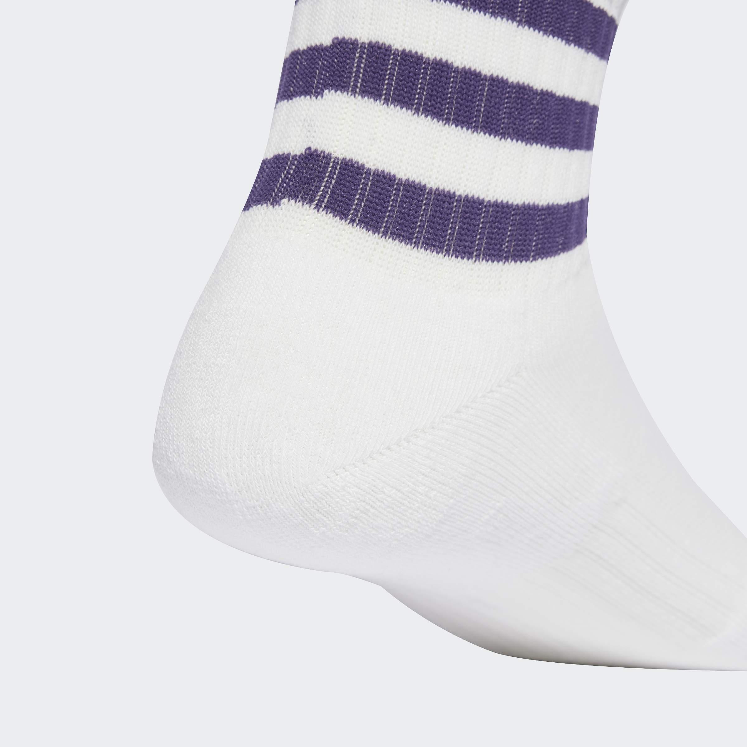 Unisex 3-Stripes Cushioned Sportswear Low-Cut Socks 3 Pairs, White, A901_ONE, large image number 1