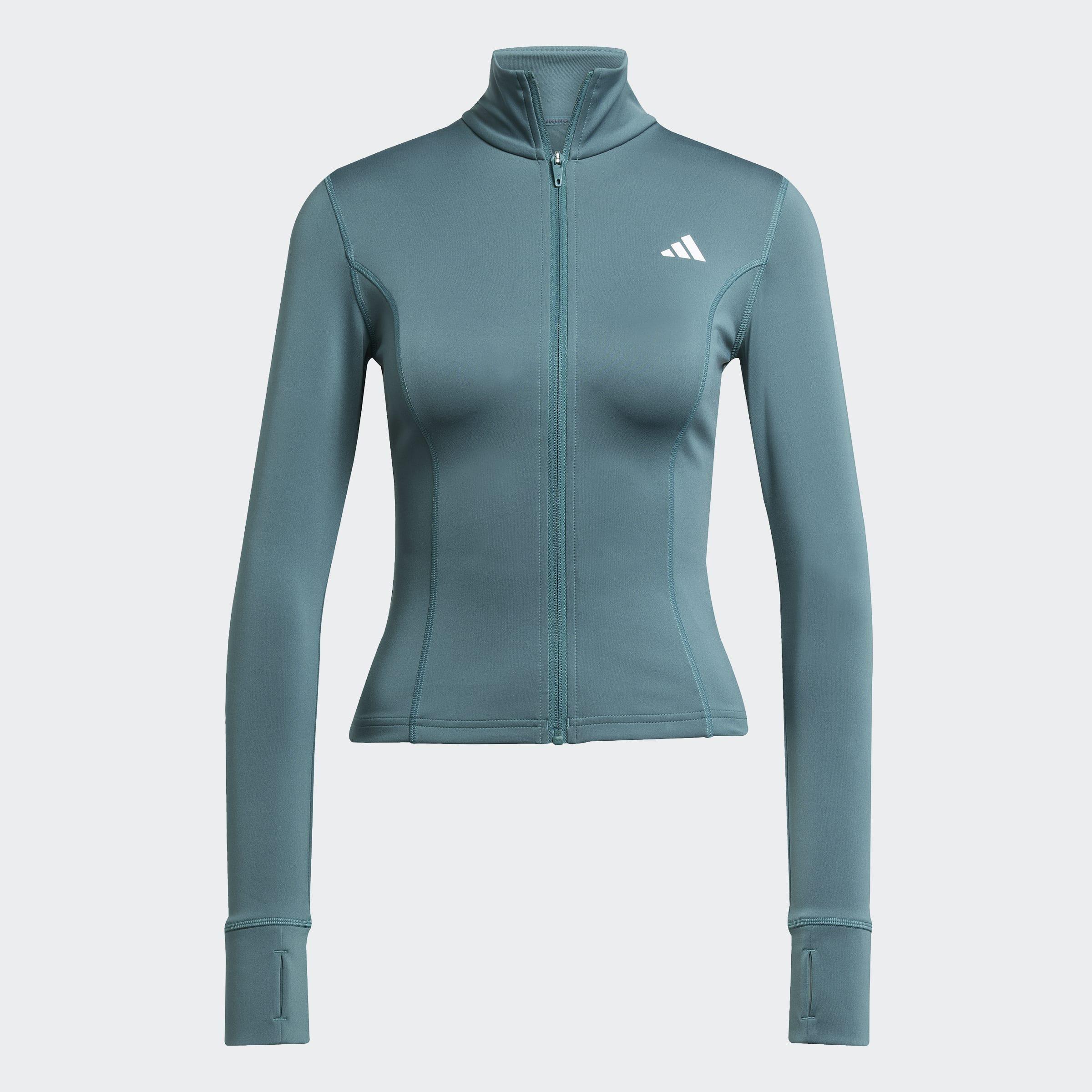 Optime Essentials Full-Zip Jacket, Green, A901_ONE, large image number 0