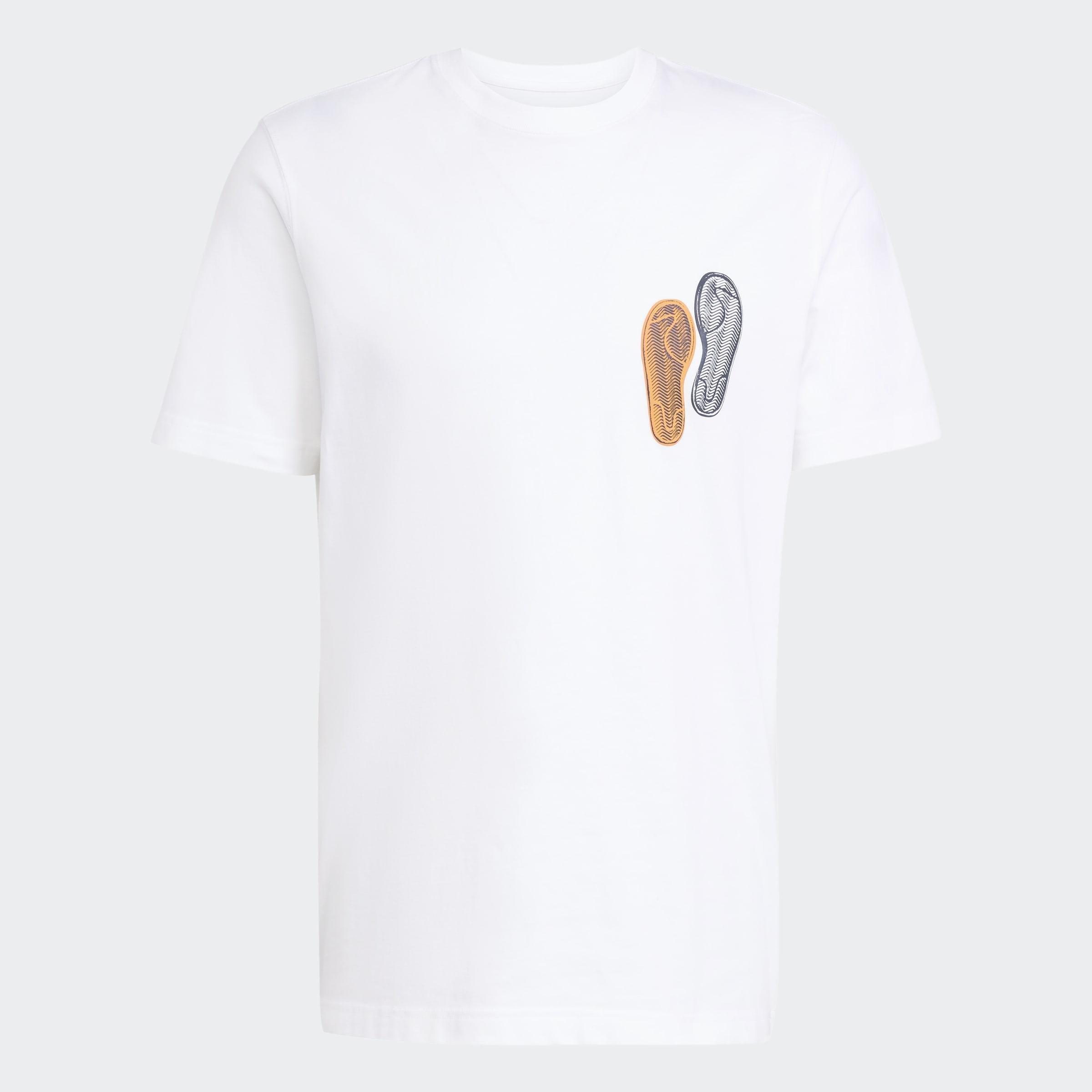 Trefoil Series Loose T-Shirt, White, A901_ONE, large image number 0