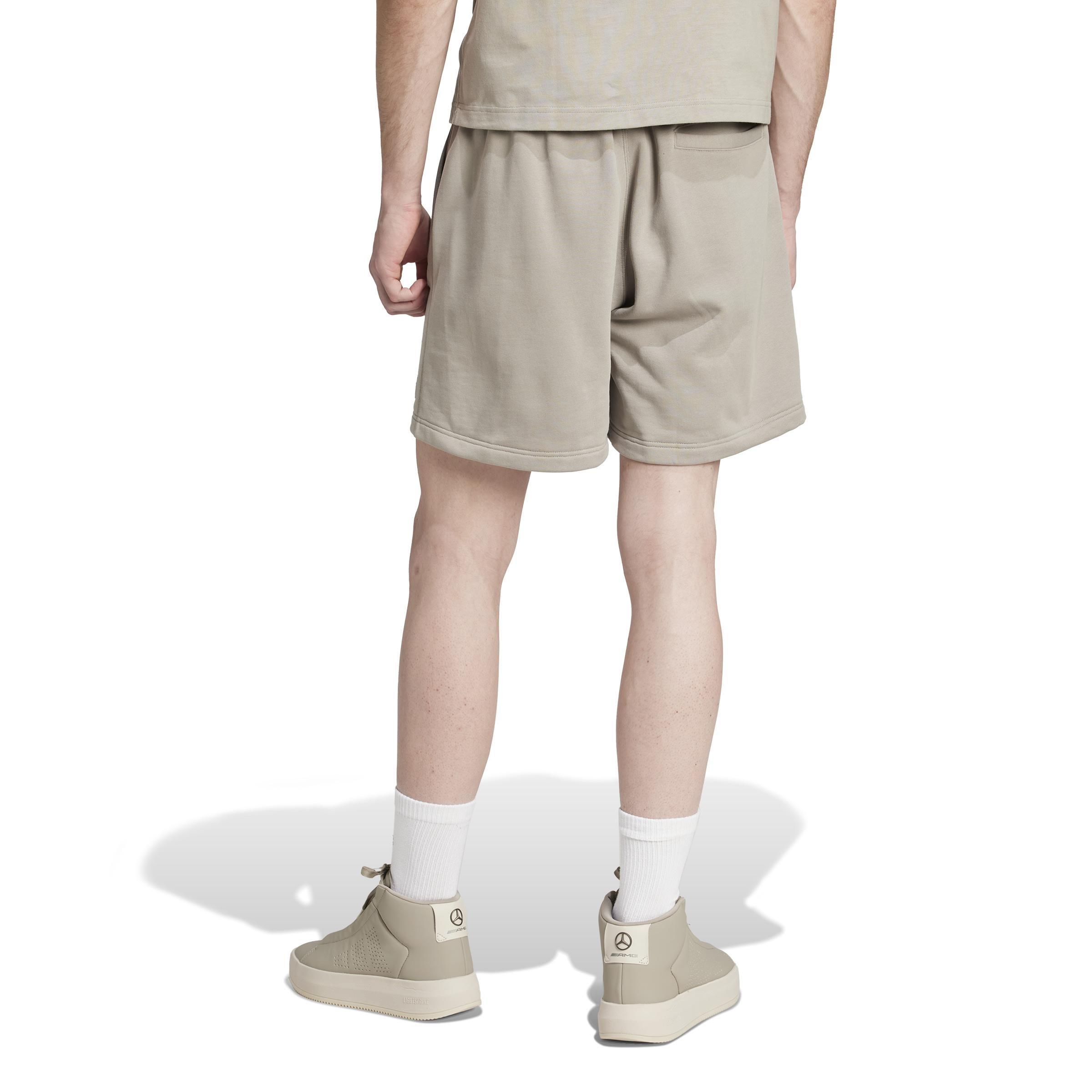 Mercedes - AMG Petronas Formula One Team Premium Sweat Short, Beige, A901_ONE, large image number 2
