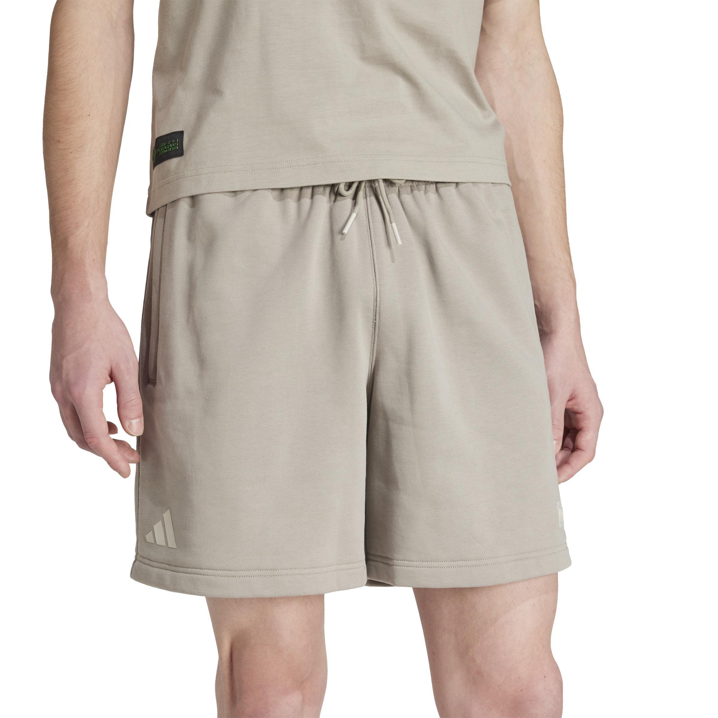 Mercedes - AMG Petronas Formula One Team Premium Sweat Short, Beige, A901_ONE, large image number 4