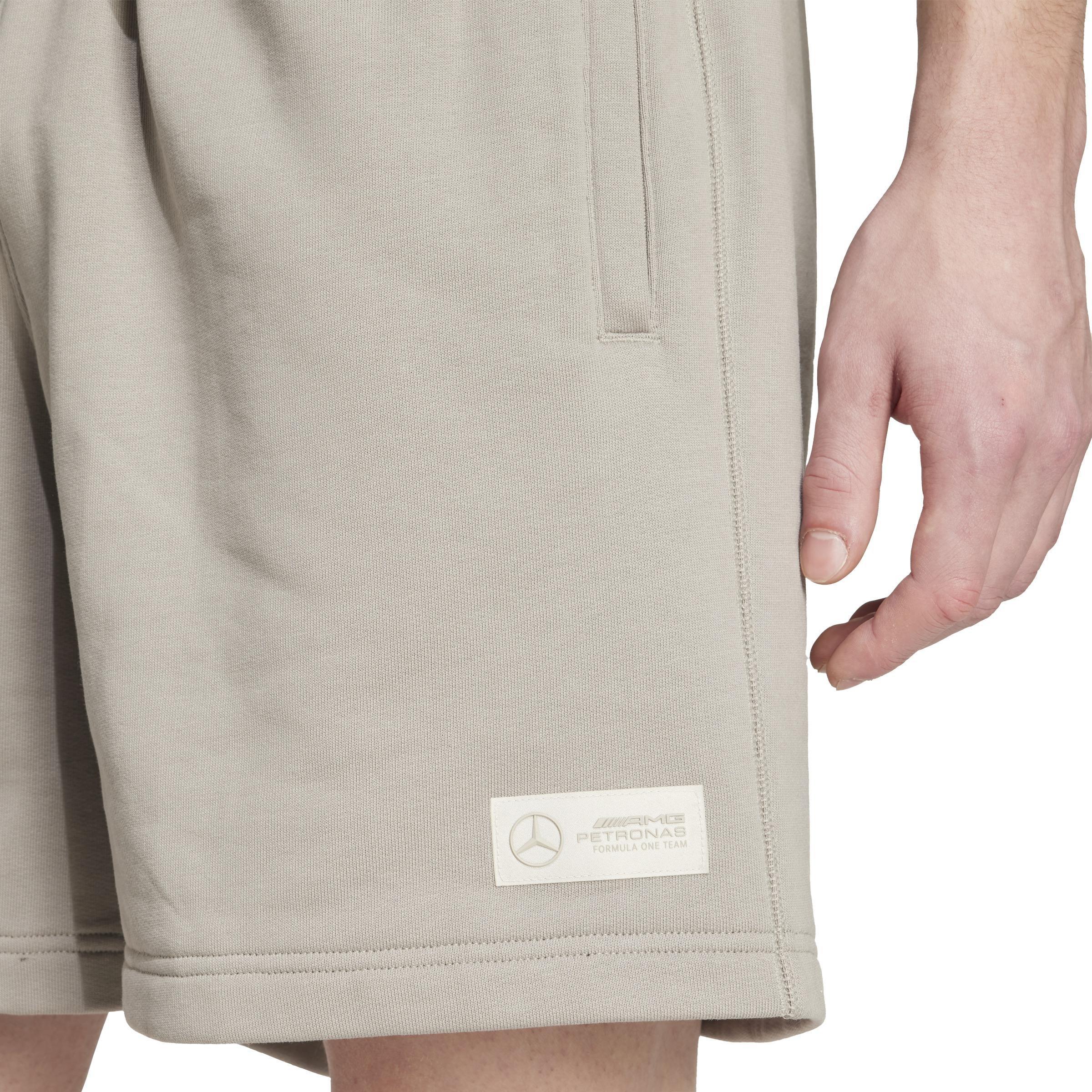 Mercedes - AMG Petronas Formula One Team Premium Sweat Short, Beige, A901_ONE, large image number 5
