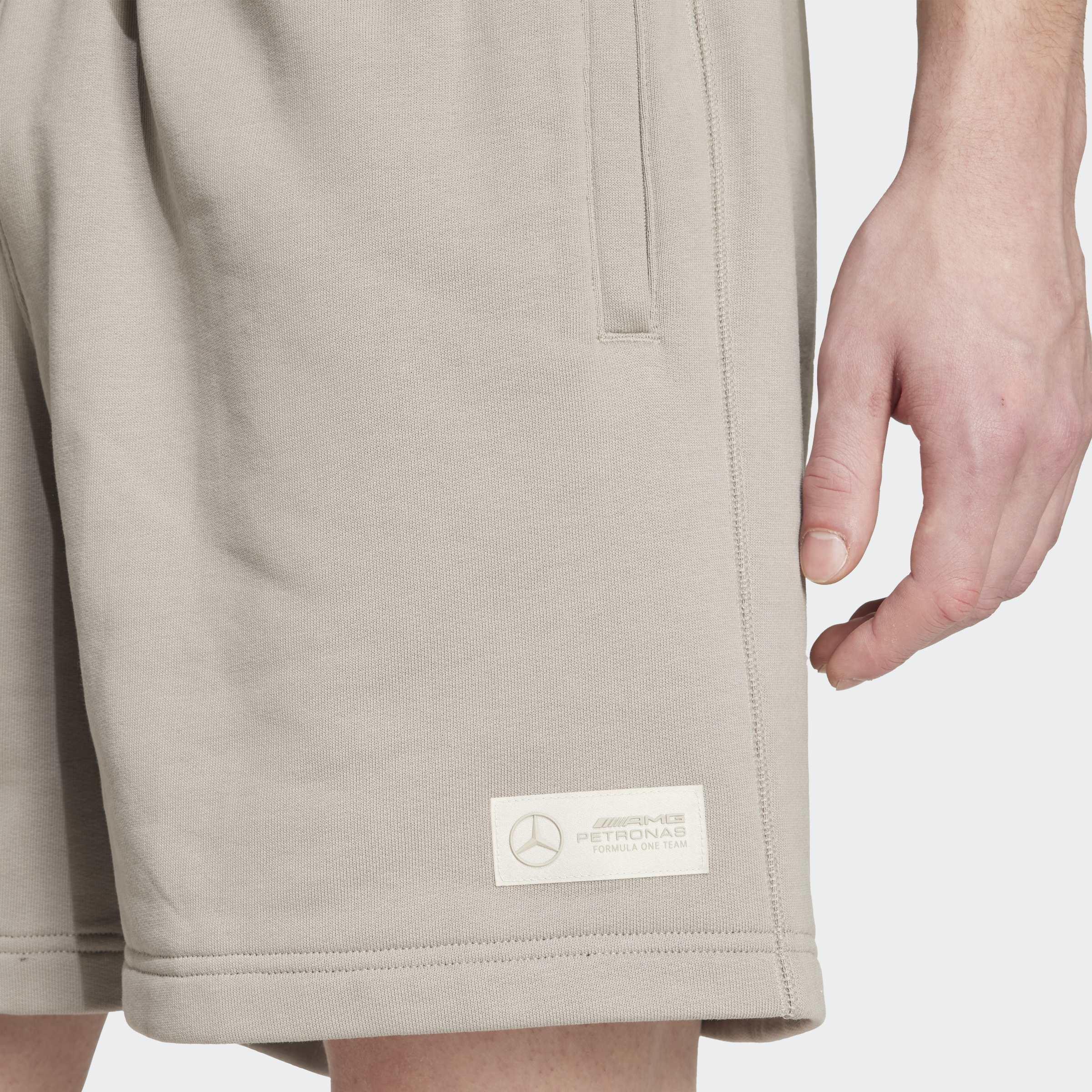 Mercedes - AMG Petronas Formula One Team Premium Sweat Short, Beige, A901_ONE, large image number 7