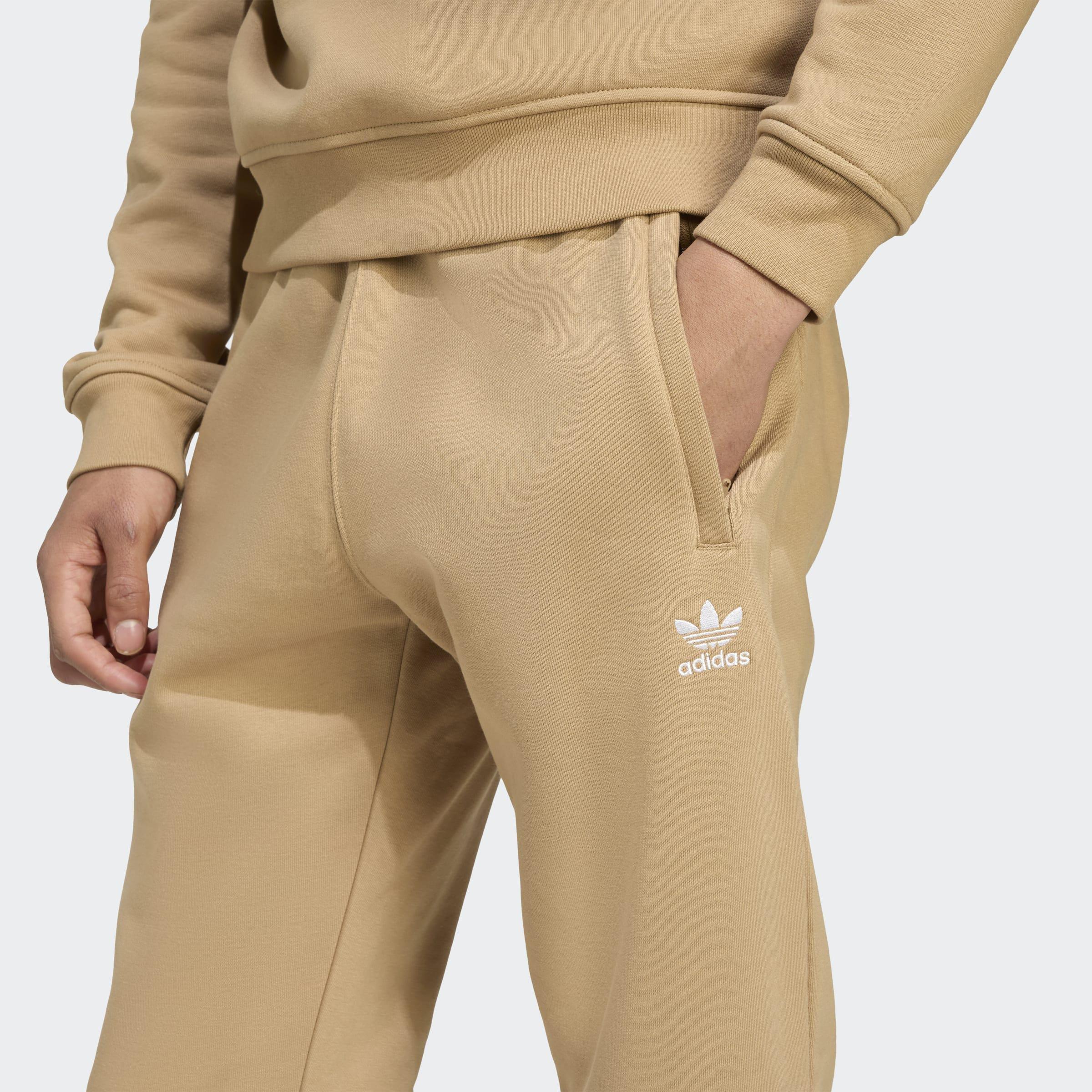 Trefoil Essentials Joggers, Beige, A901_ONE, large image number 3