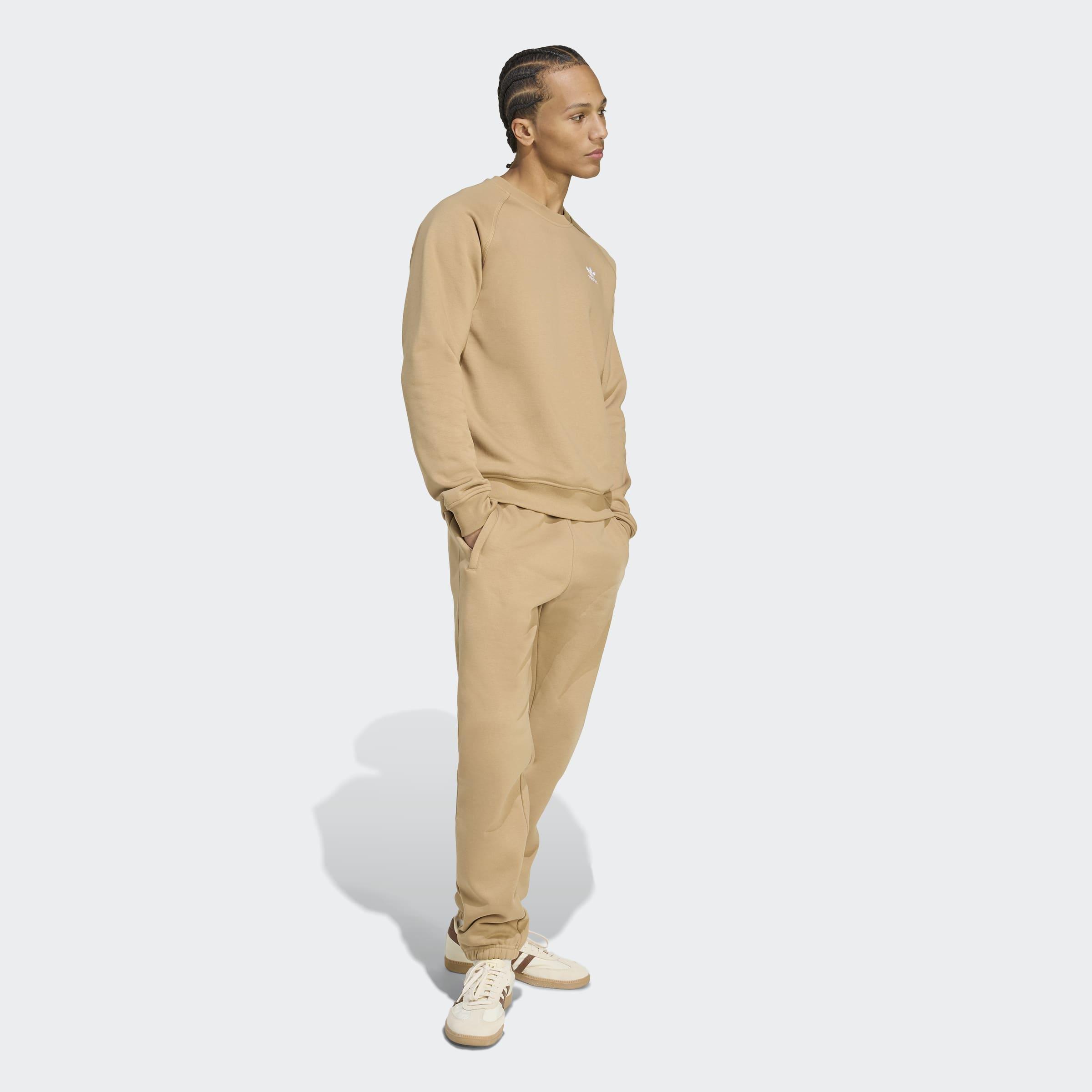 Trefoil Essentials Joggers, Beige, A901_ONE, large image number 4