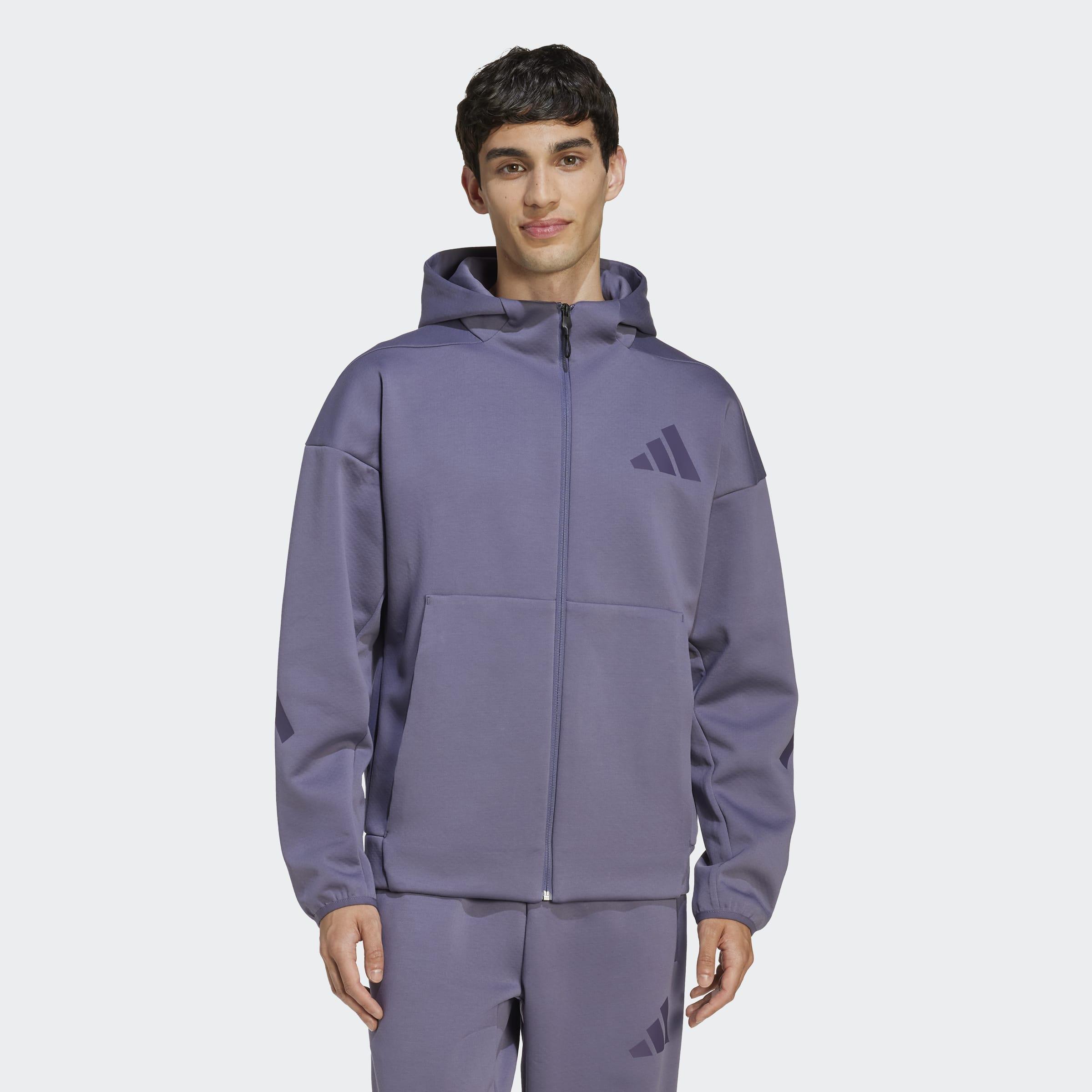 Z.N.E. Full-Zip Hooded Track Jacket, Purple, A901_ONE, large image number 4